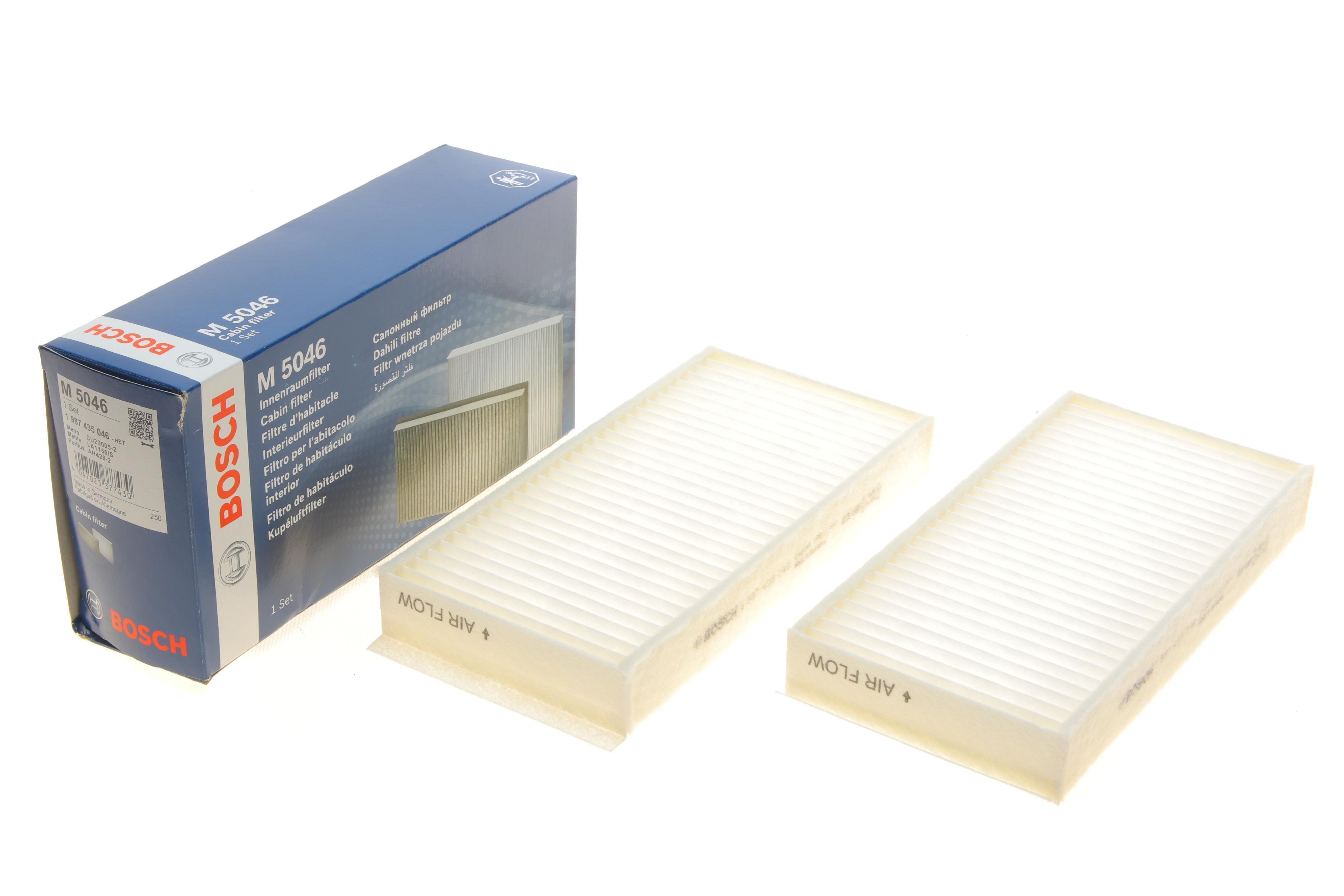 Фільтр салону BMW X1 14-/X2 (F39) 17-/I3 13- (к-кт 2 шт) знято з постачання