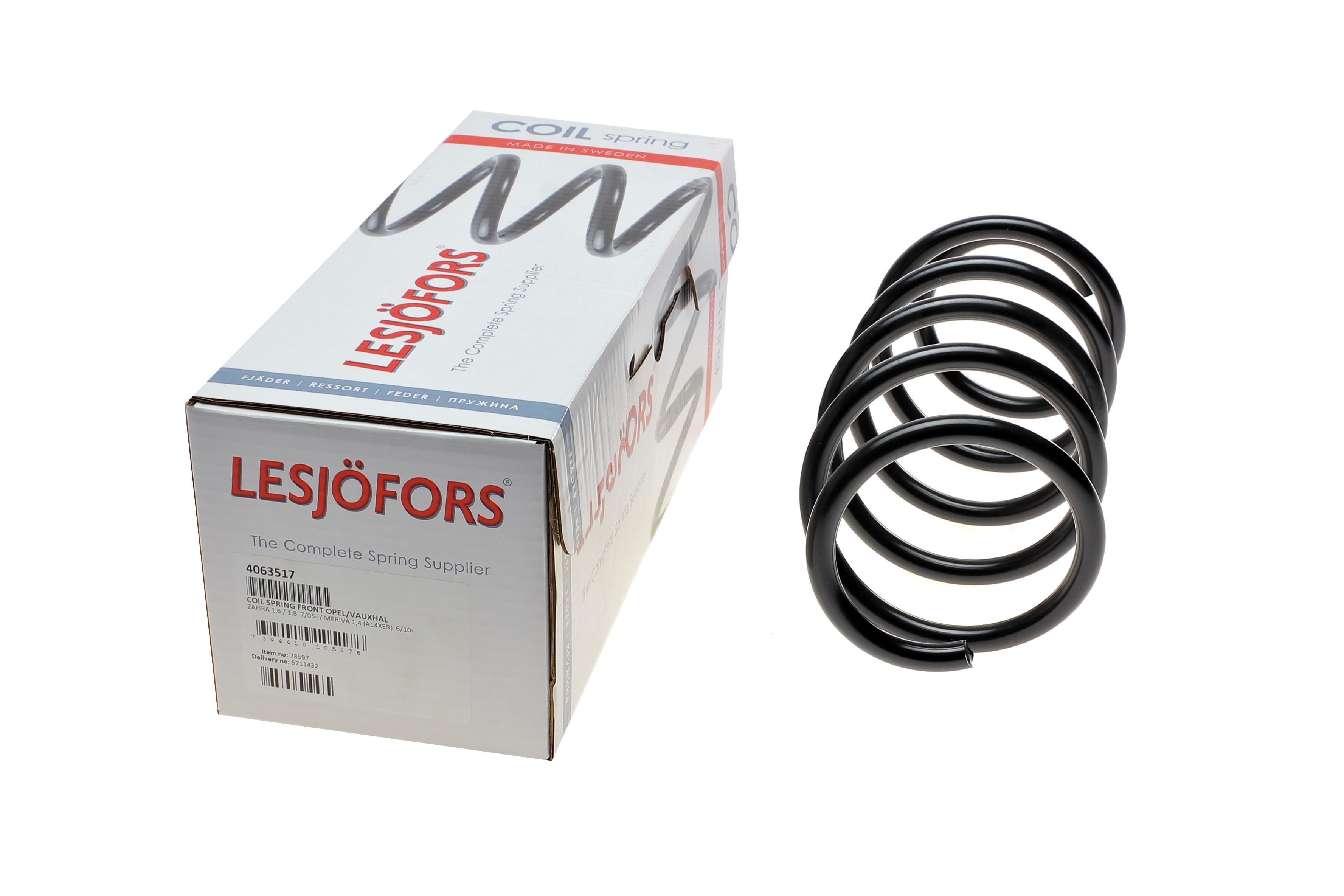 Пружина (передня) Opel Meriva B 1.4 10-17 (вен)/Zafira B 1.6/1.8 05-15 (вен/фургон)(без спорт.х.ч )