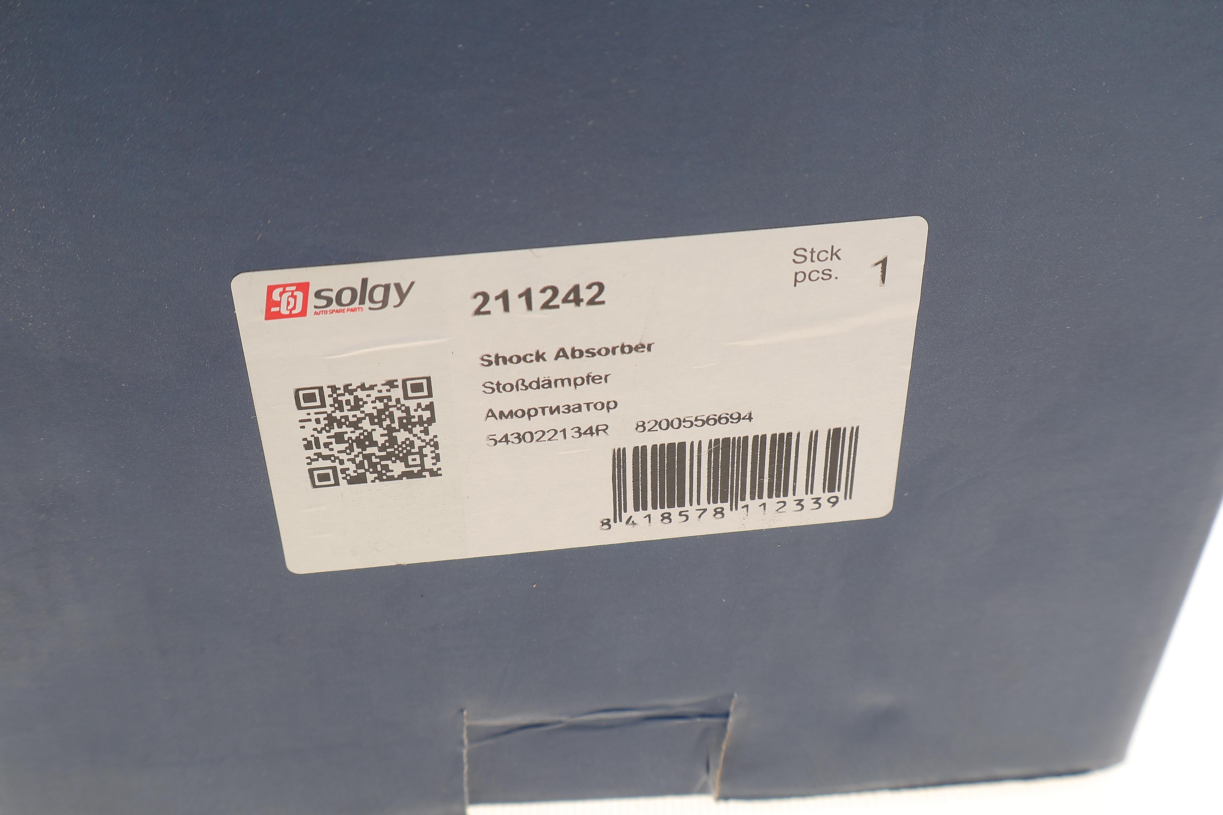 Амортизатор (передній) Renault Clio III 05- (GAS)