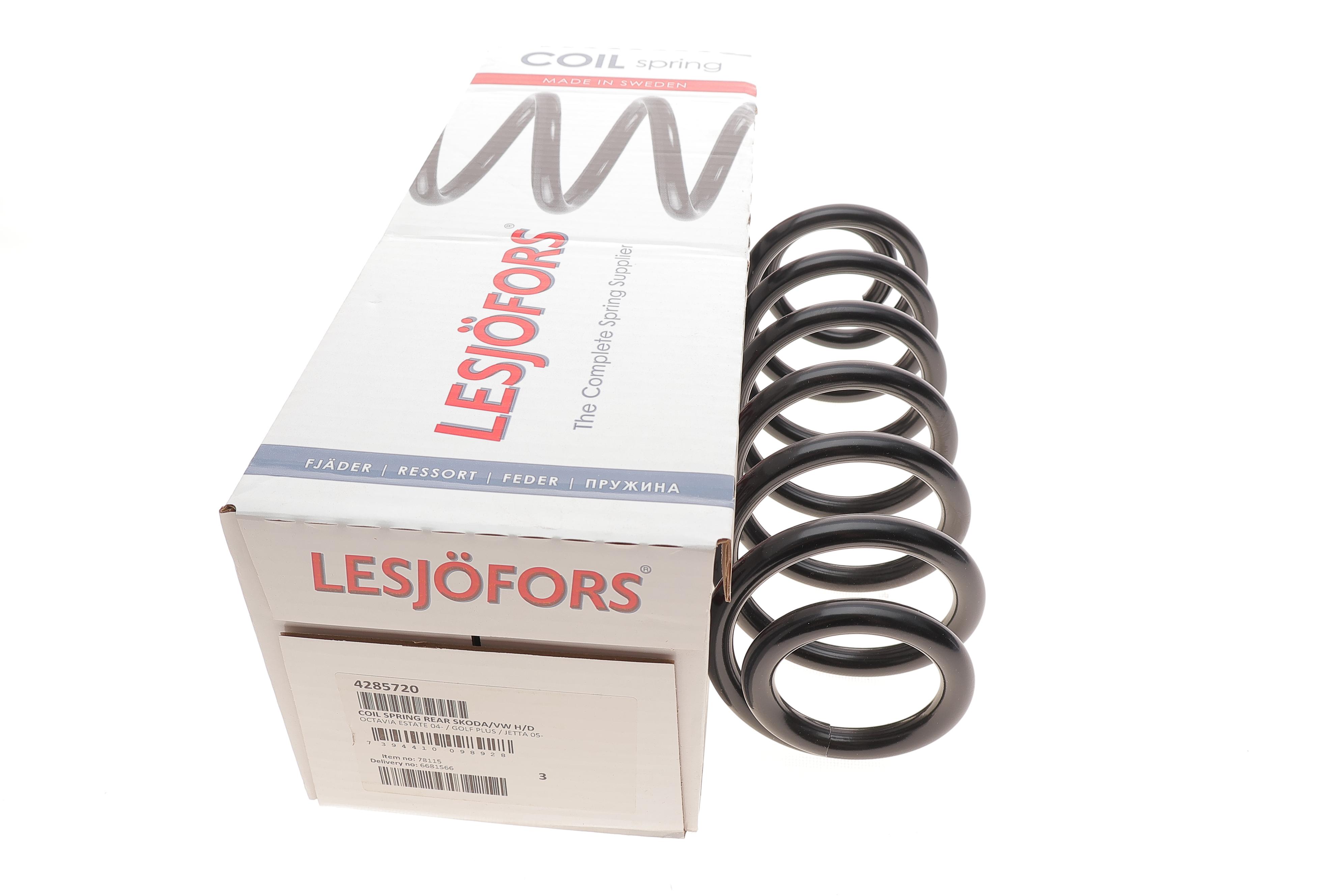 Пружина (задня) Skoda Octavia II Combi/VW Golf V/VI 1.4-1.6/1.2-1.8TSI/1.6-2.0TDI 04-13 (унів.)(HD)