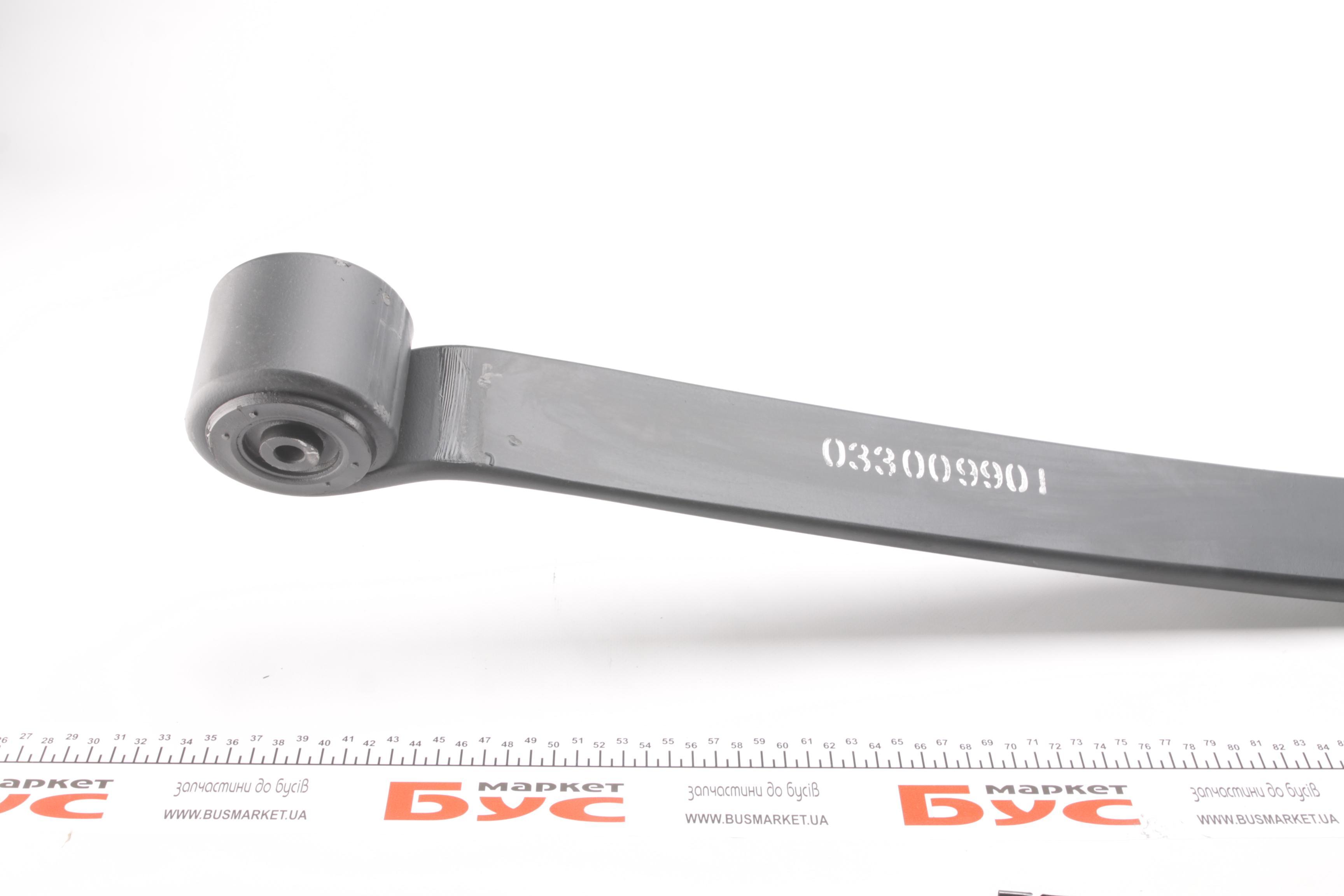 Ресора задня коренева MB Sprinter 209-318/VW Crafter 06- (з пуптиком) (70x740x753) 25mm