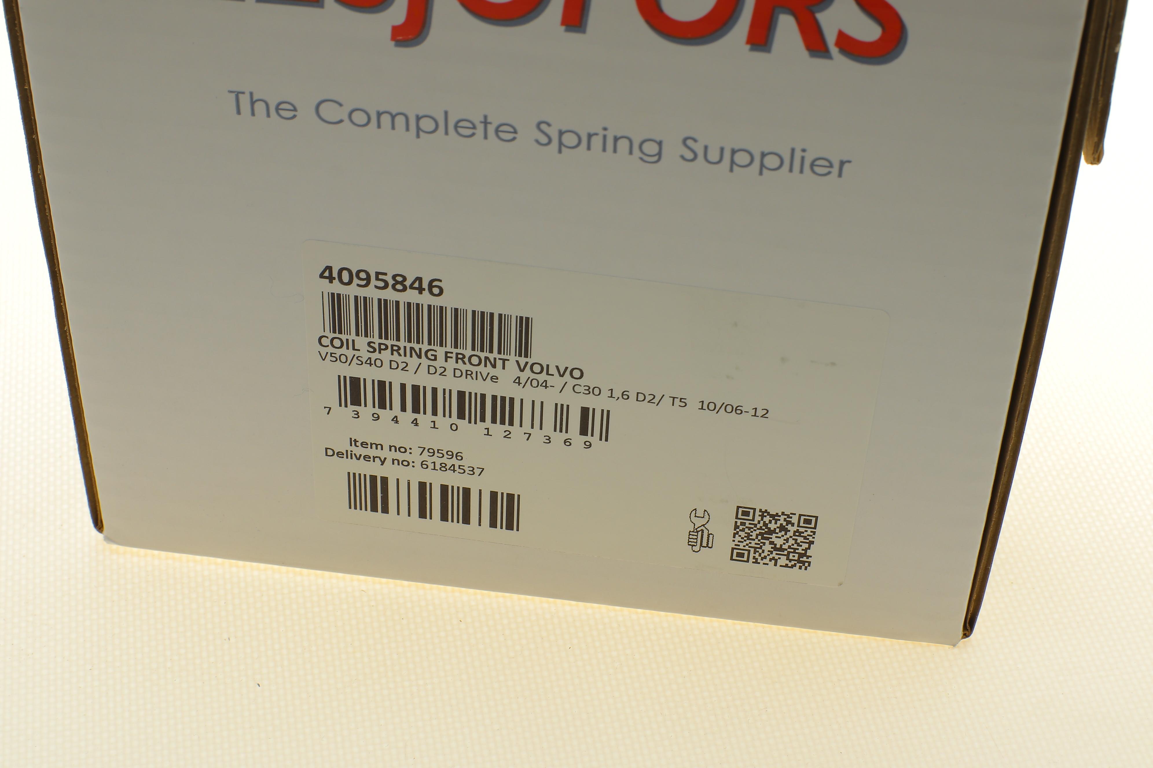 Пружина (передня) Volvo C30/S40 D2 10-12 (накл.зад.ч/седан)/V50 1.6D 05-12 (унiверсал)