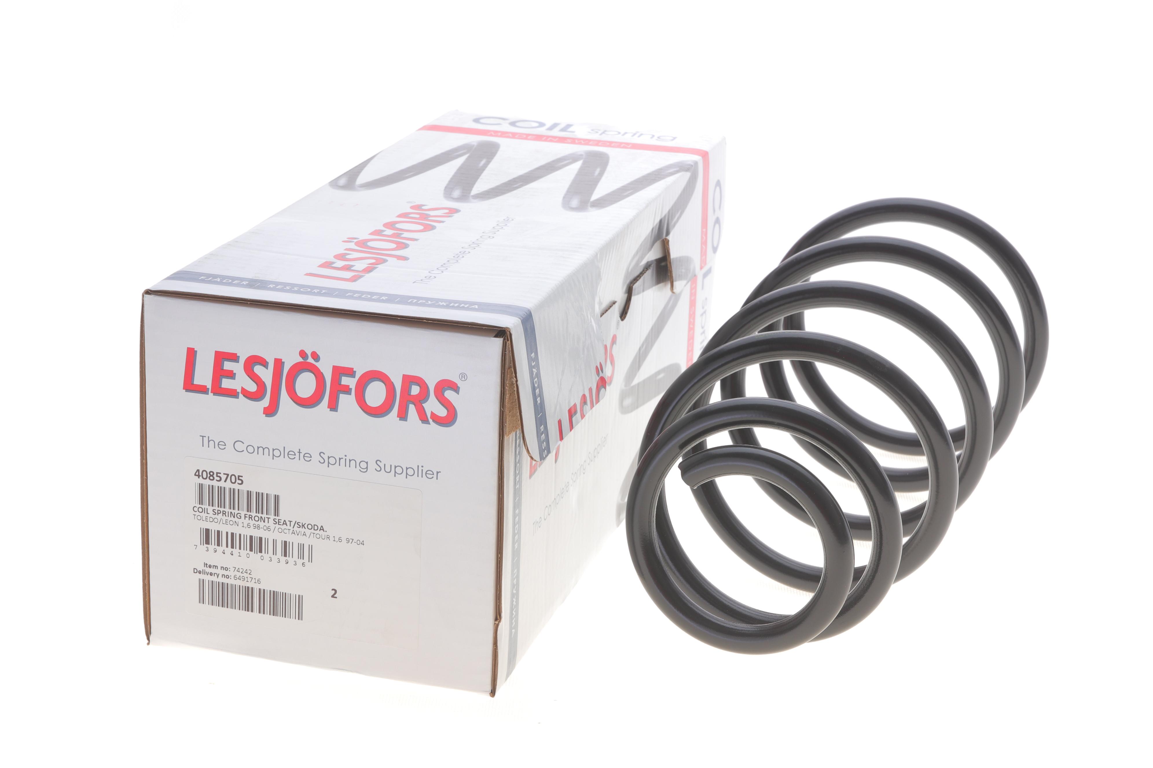 Пружина (передня) Seat Leon/Toledo 1.6 98-06/Skoda Octavia 1.4/16V/1.6 96-10 (унив/накл.з.ч/седан)