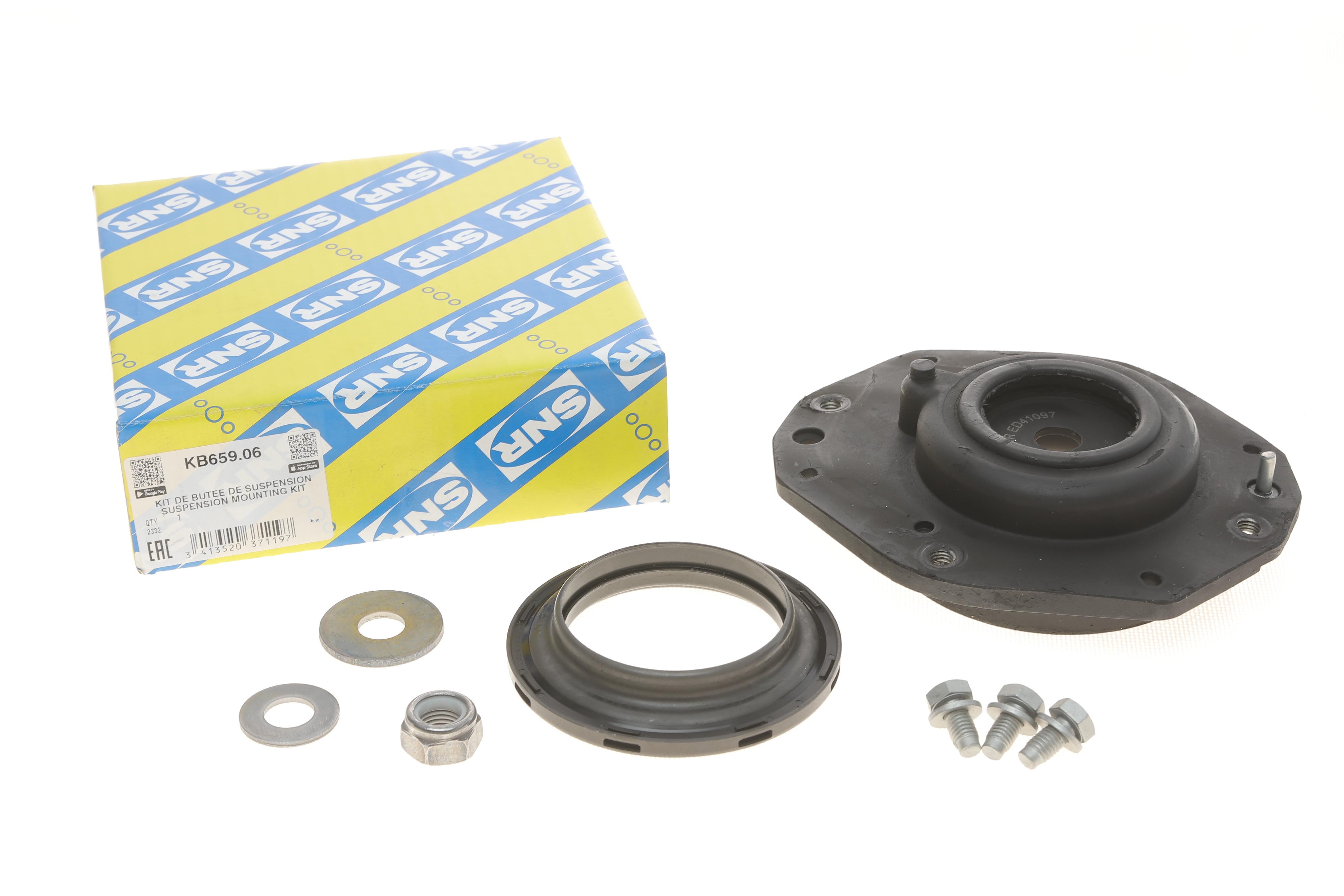 Подушка амортизатора (переднього) + підшипник Citroen Berlingo 96-