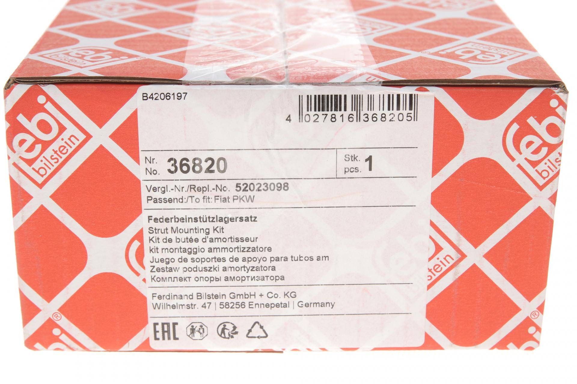 Подушка амортизатора (переднього) + підшипник Citroen Nemo 08- (R)