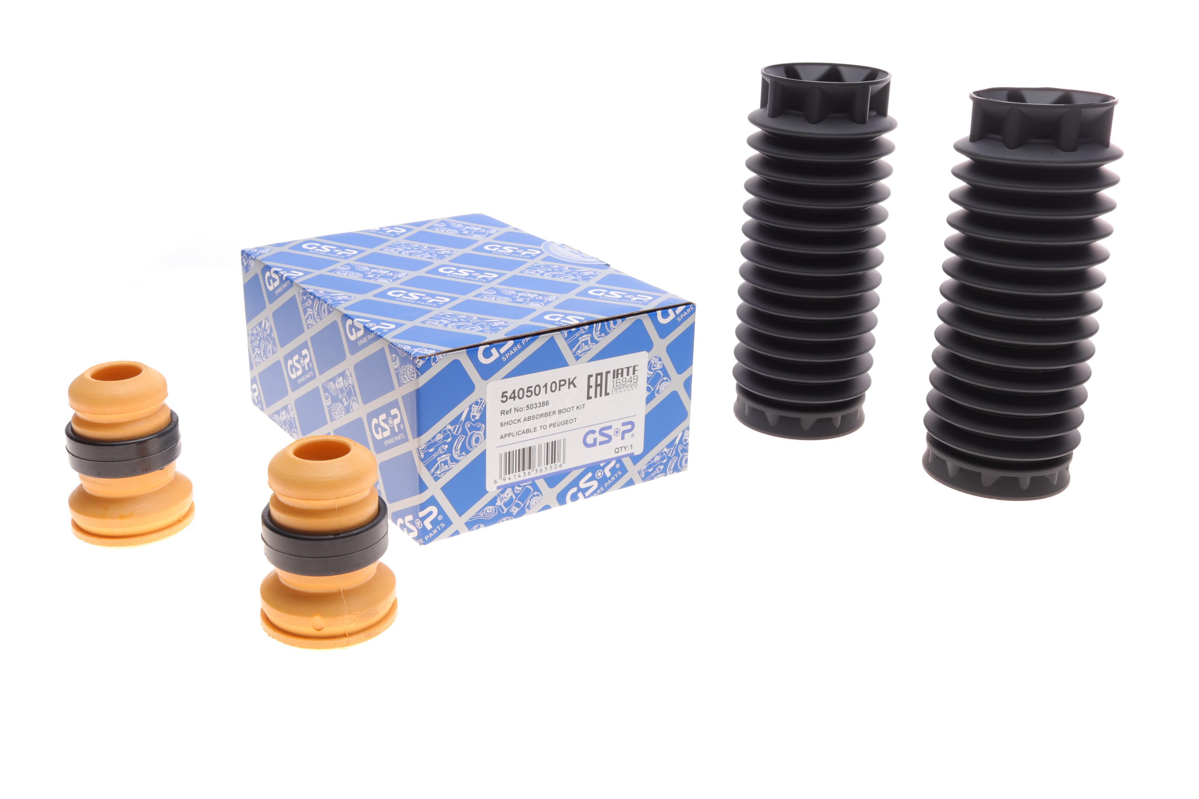 Пильник + відбійник амортизатора (переднього) Peugeot 407 2.0/2.7 HDi/2.2 16V 04- (к-кт 2шт)