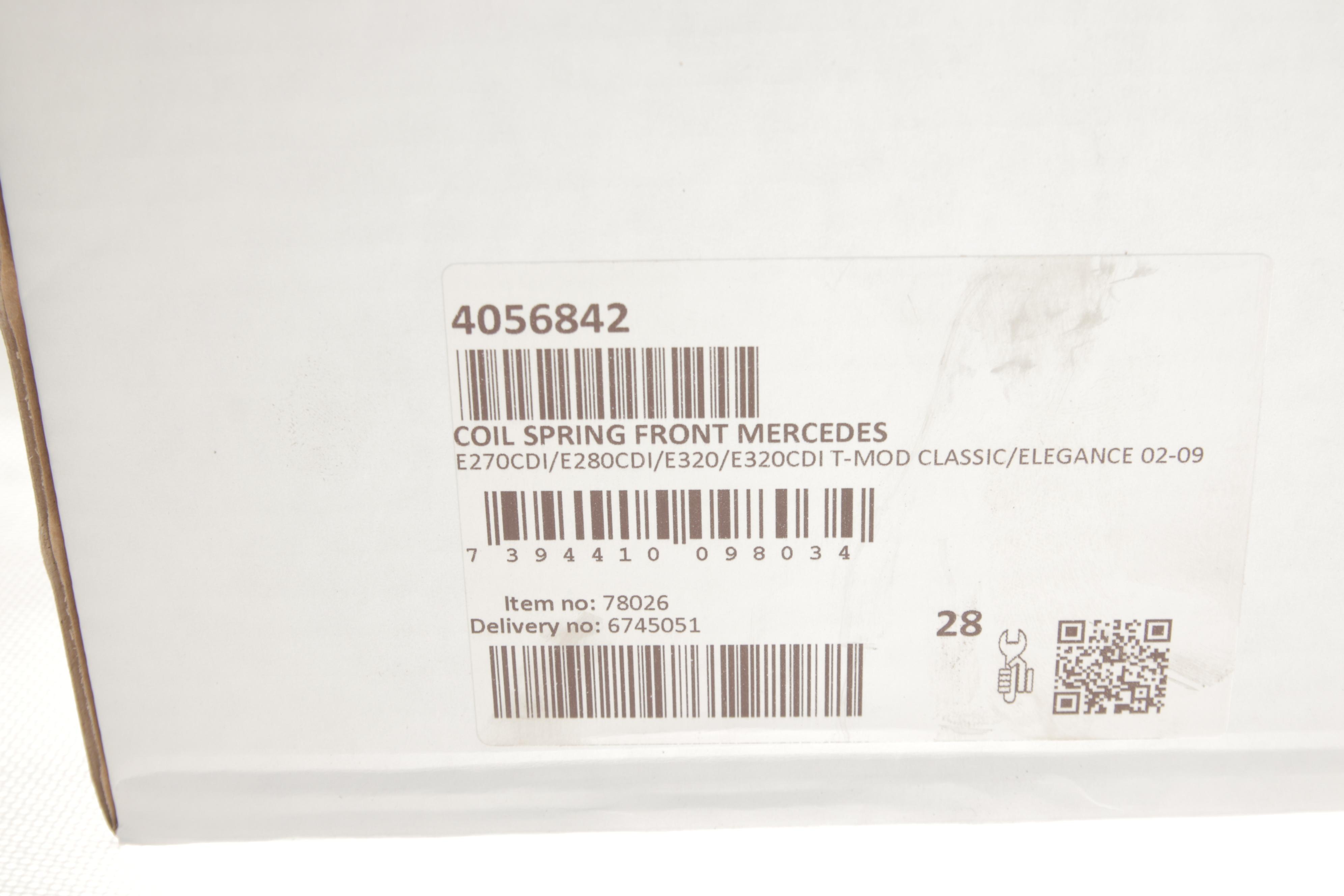 Пружина (передня) MB E-class (W211/S211) E280CDI/320CDI/T CDI 02-09 (седан/унив.)(Classic/Elegance)