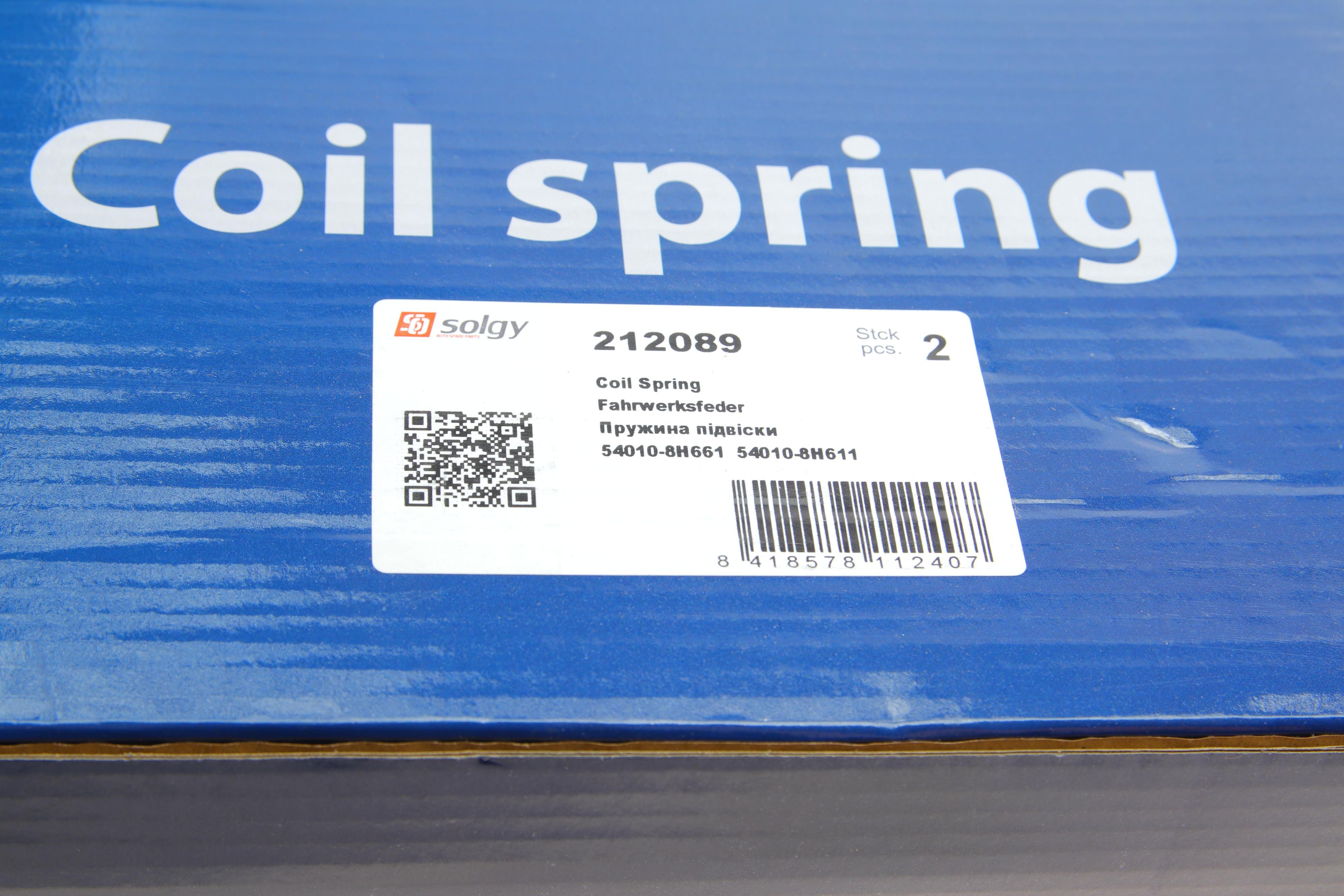 Пружина (передня) Nissan X-Trail 2.2DCi/DI 4x4/dCi 4x4 01-07/2.2dCi 03-13 (T30) (SUV)