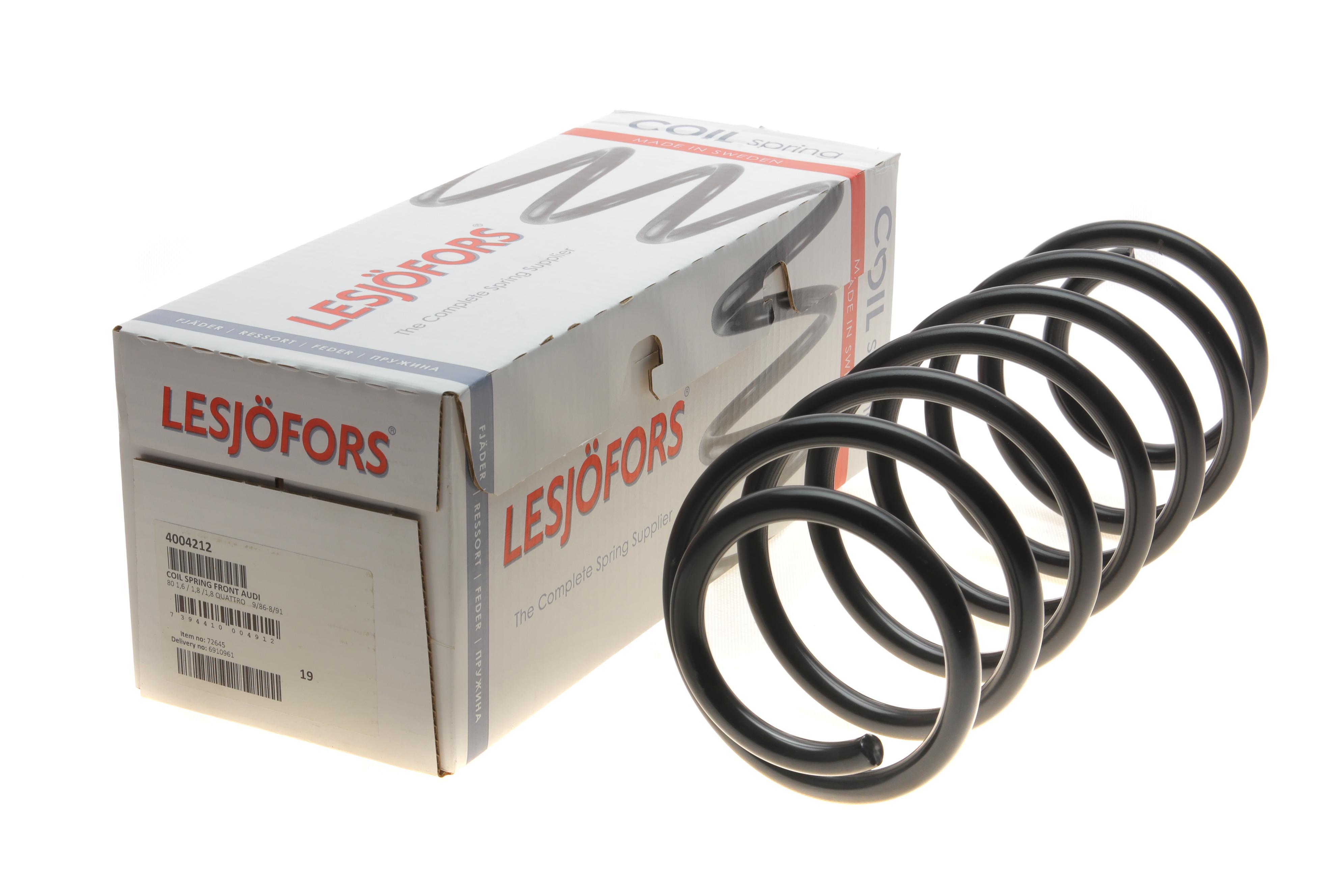 Пружина (передня) Audi 80 1.6/D/TD/1.8/E/S/quattro 86-91 (седан)