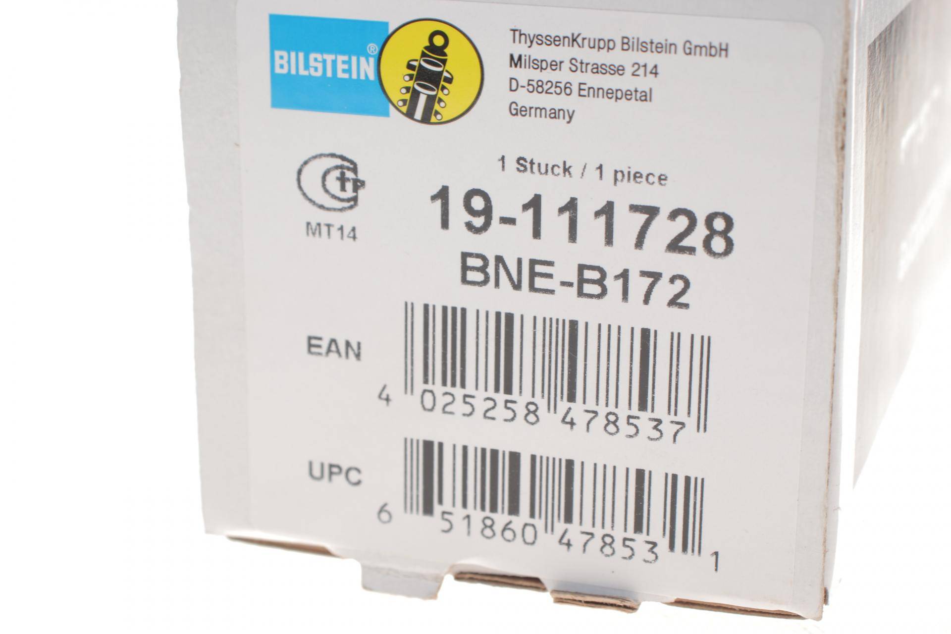 Амортизатор (задній) Renault Kangoo 97-07 (тиск газу) (B4)