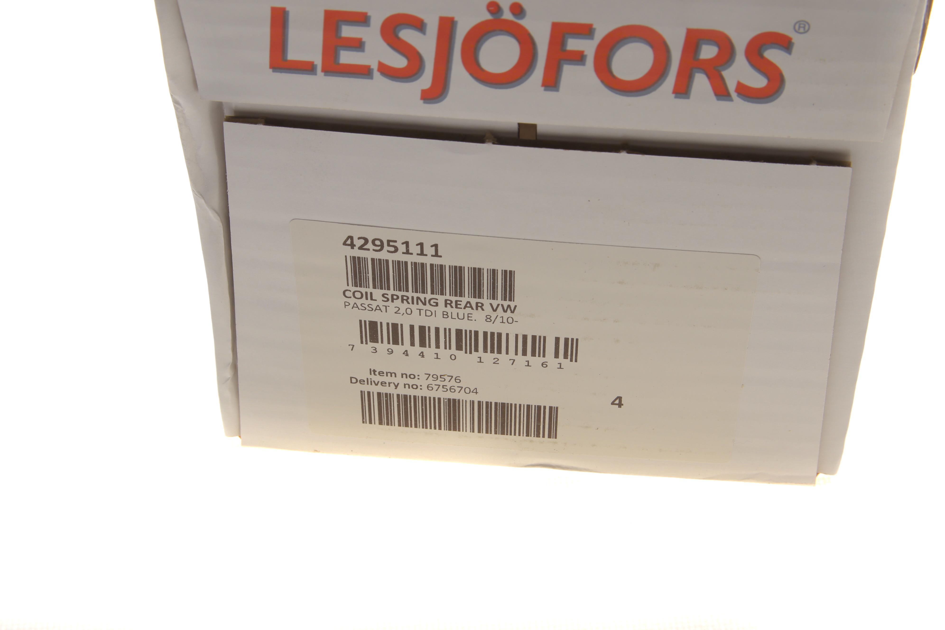 Пружина (задня) VW Passat B6 2.0BlueTDI 09-10 / B7 2.0TDI/4motion 10-14 (седан/унив)(ос:Bluemotion)