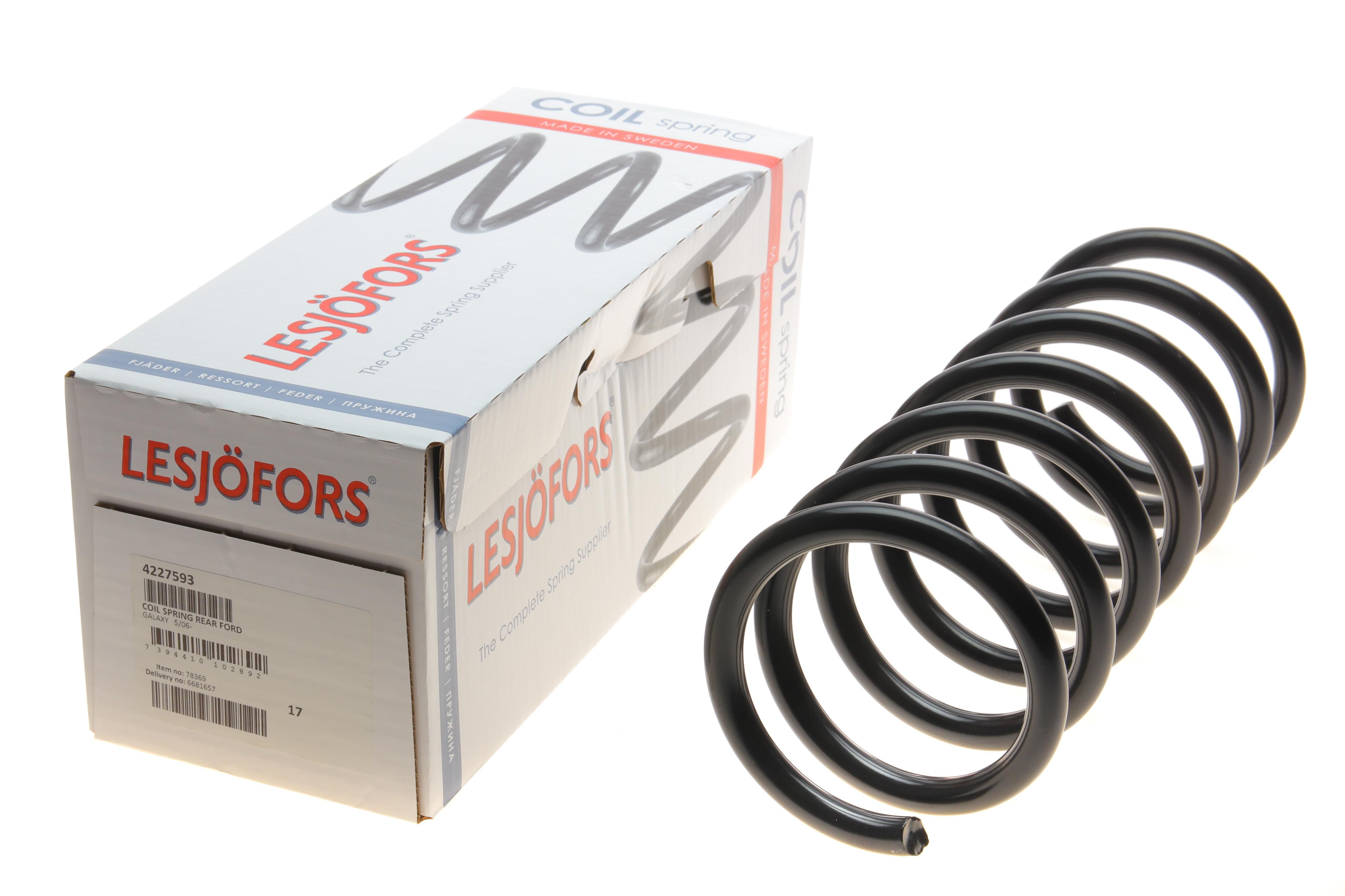 Пружина (задня) Ford Galaxy 1.6-2.2TDCi/1.6EcoBoost 06-15 (вен/фургон) (без с-ми рег.дор.пр)