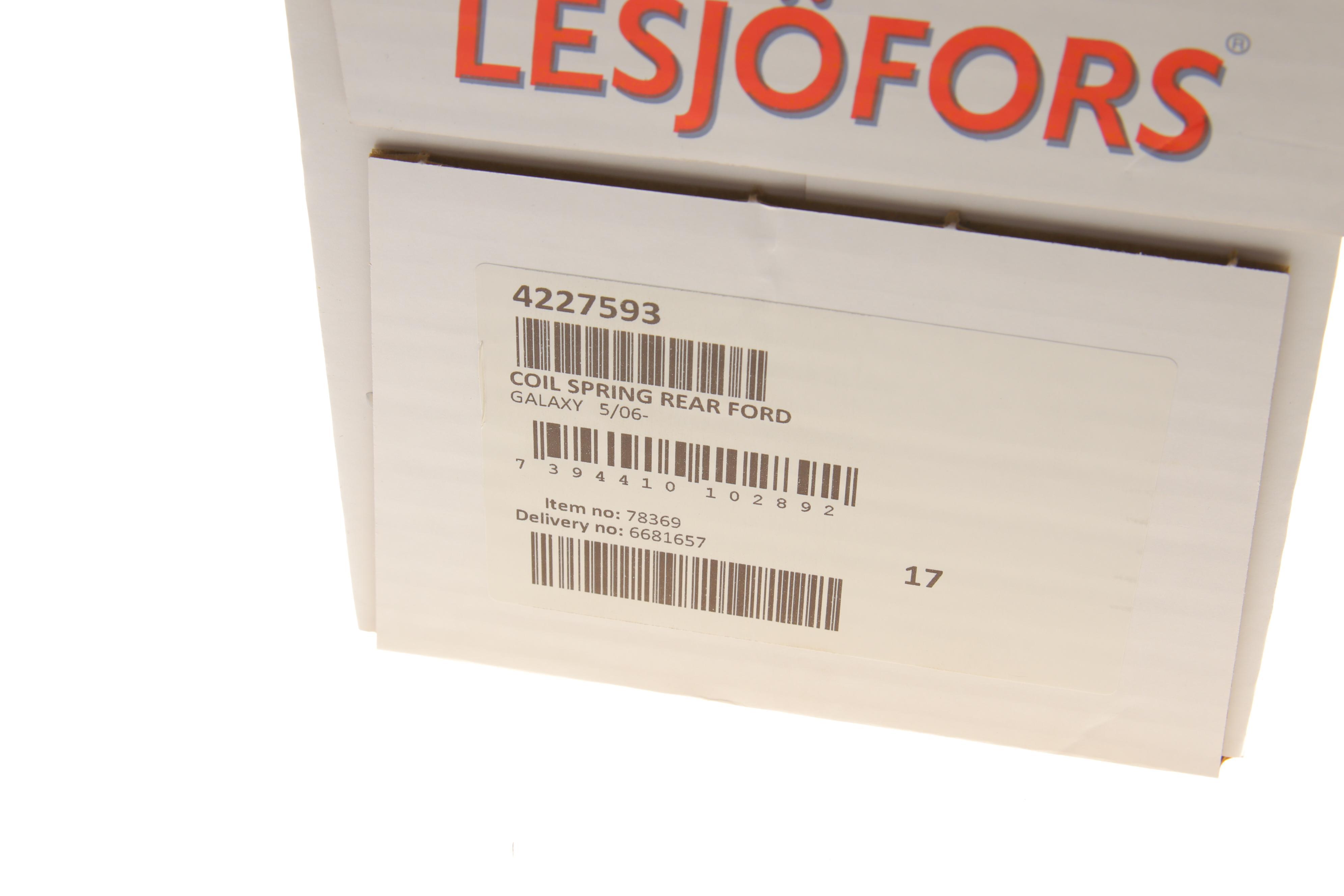 Пружина (задня) Ford Galaxy 1.6-2.2TDCi/1.6EcoBoost 06-15 (вен/фургон) (без с-ми рег.дор.пр)