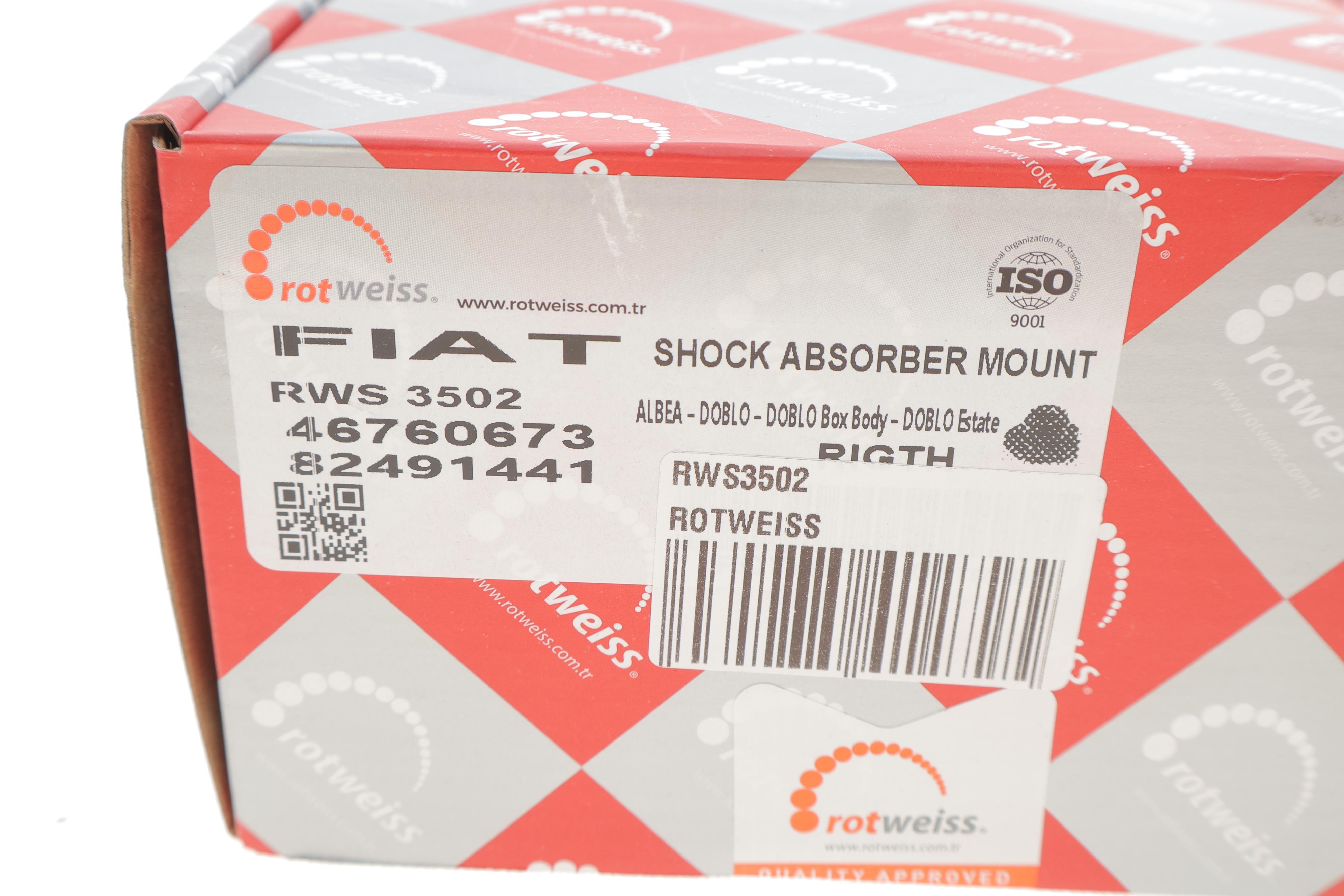 Подушка амортизатора (переднього) Fiat Doblo Cargo 01- (R)