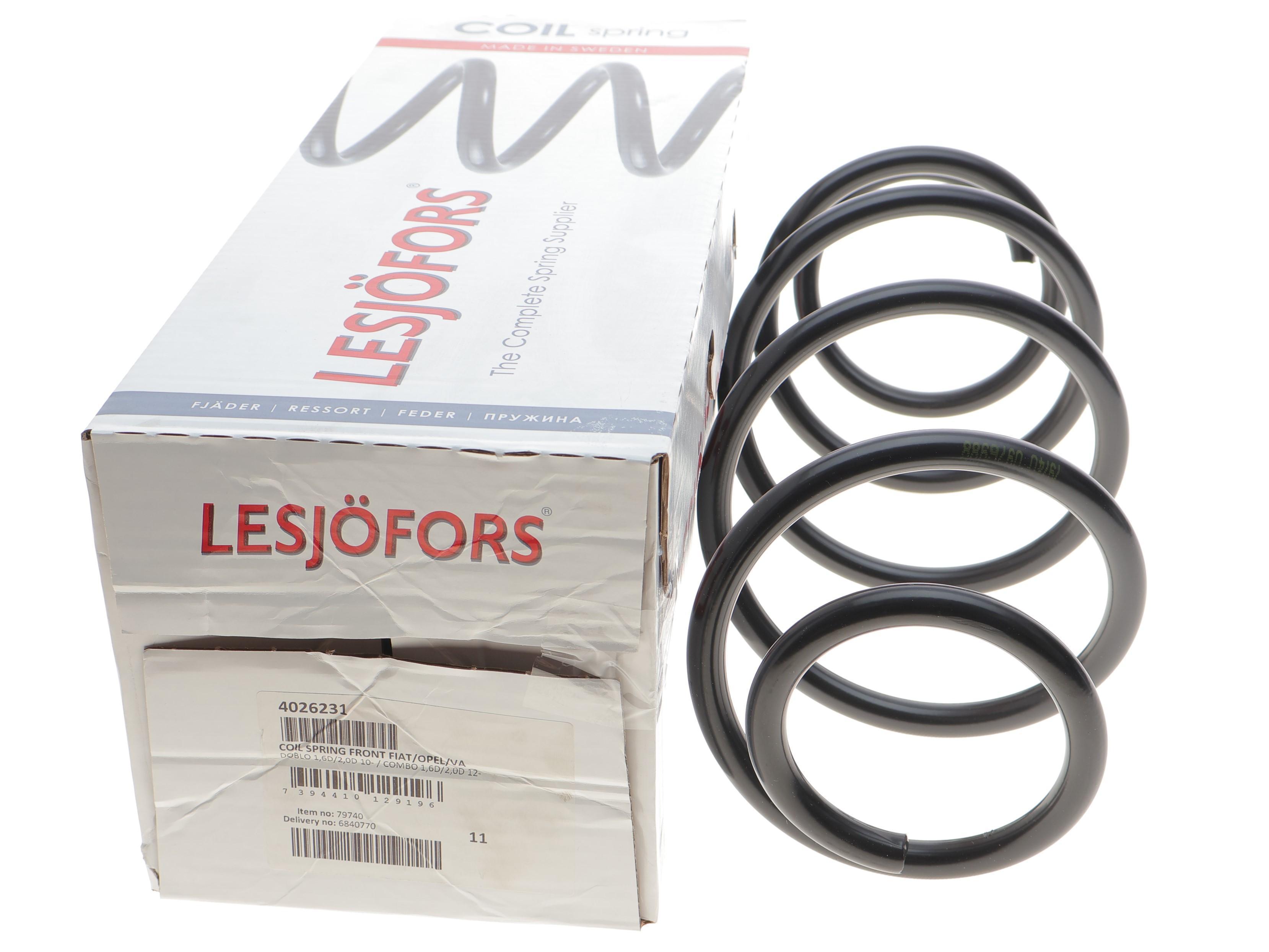 Пружина (передня) Fiat Doblo 1.6/2.0D 10- (з борт.пл.(корот.база)/Opel Combo 1.6/2.0CDTI 12- (вен)