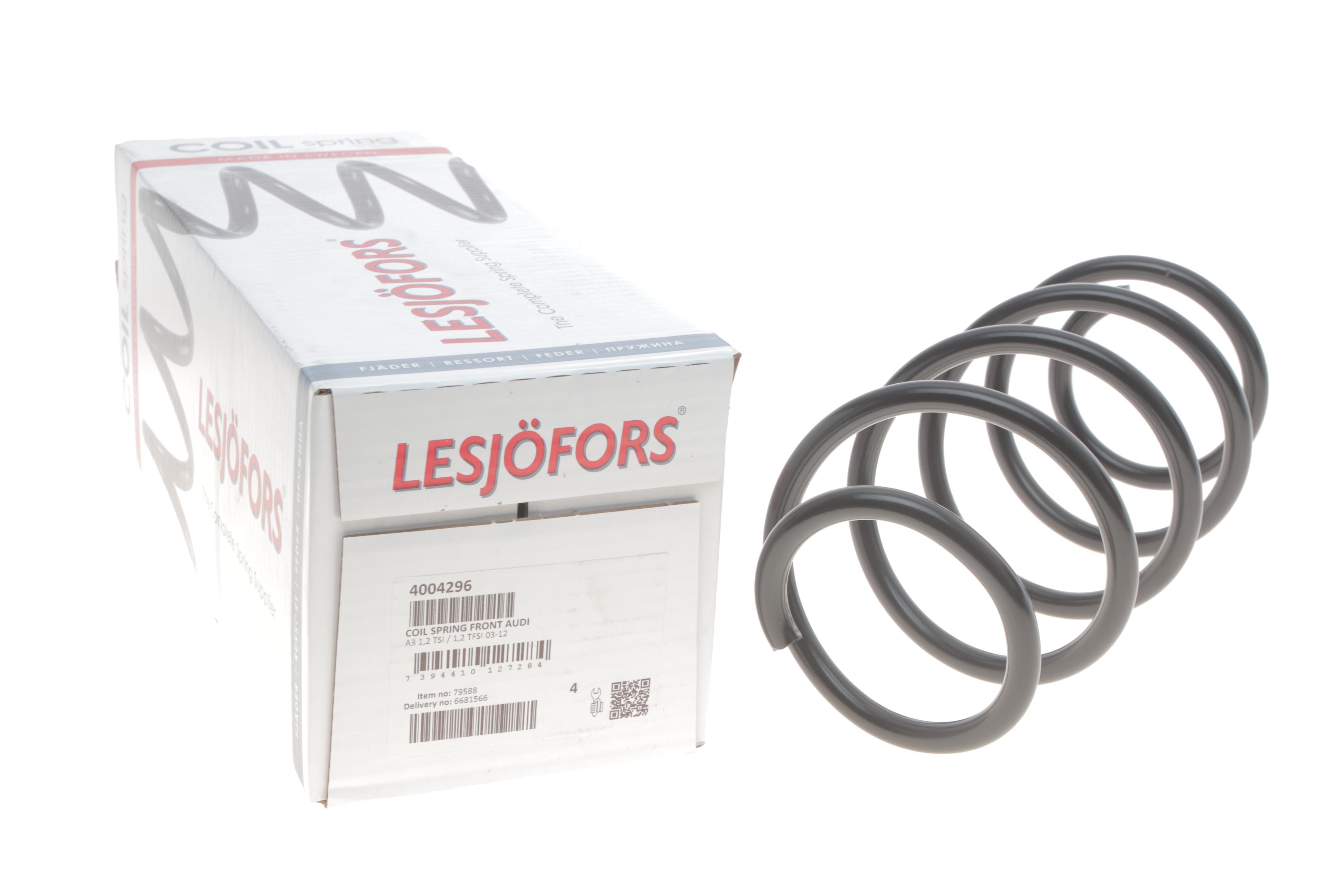 Пружина (передня) Audi A3 1.2TSI 10-13 (нах.зад.частина) (без спорт.ход.ч.)