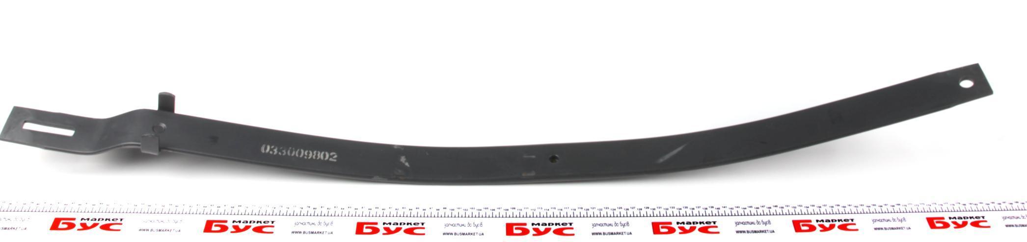 Ресора задня підкорінна MB Sprinter 208-315/VW Crafter 06-(підсилювач)(70x815x665) 18mm (без рез.)