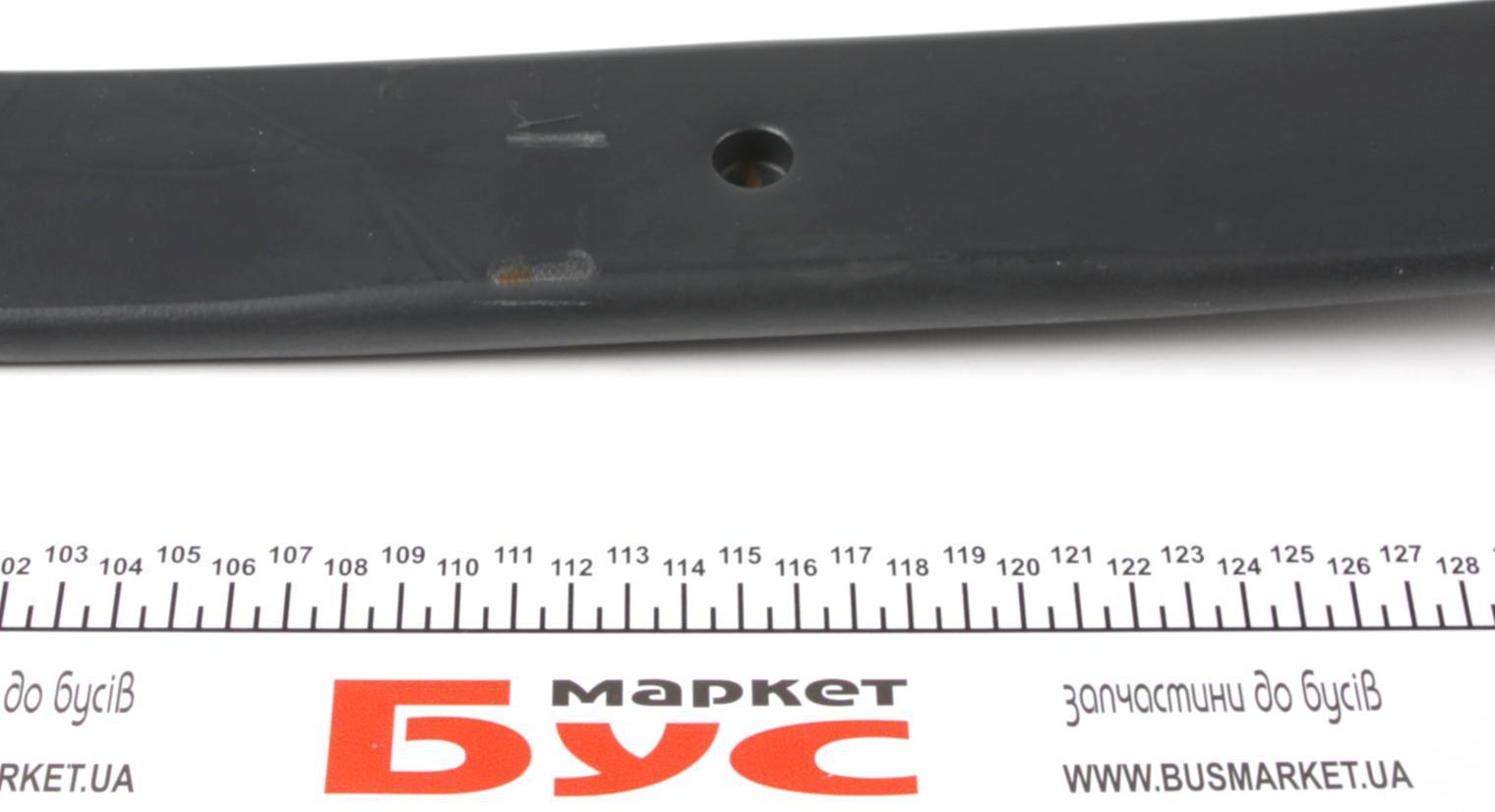 Ресора задня підкорінна MB Sprinter 208-315/VW Crafter 06-(підсилювач)(70x815x665) 18mm (без рез.)