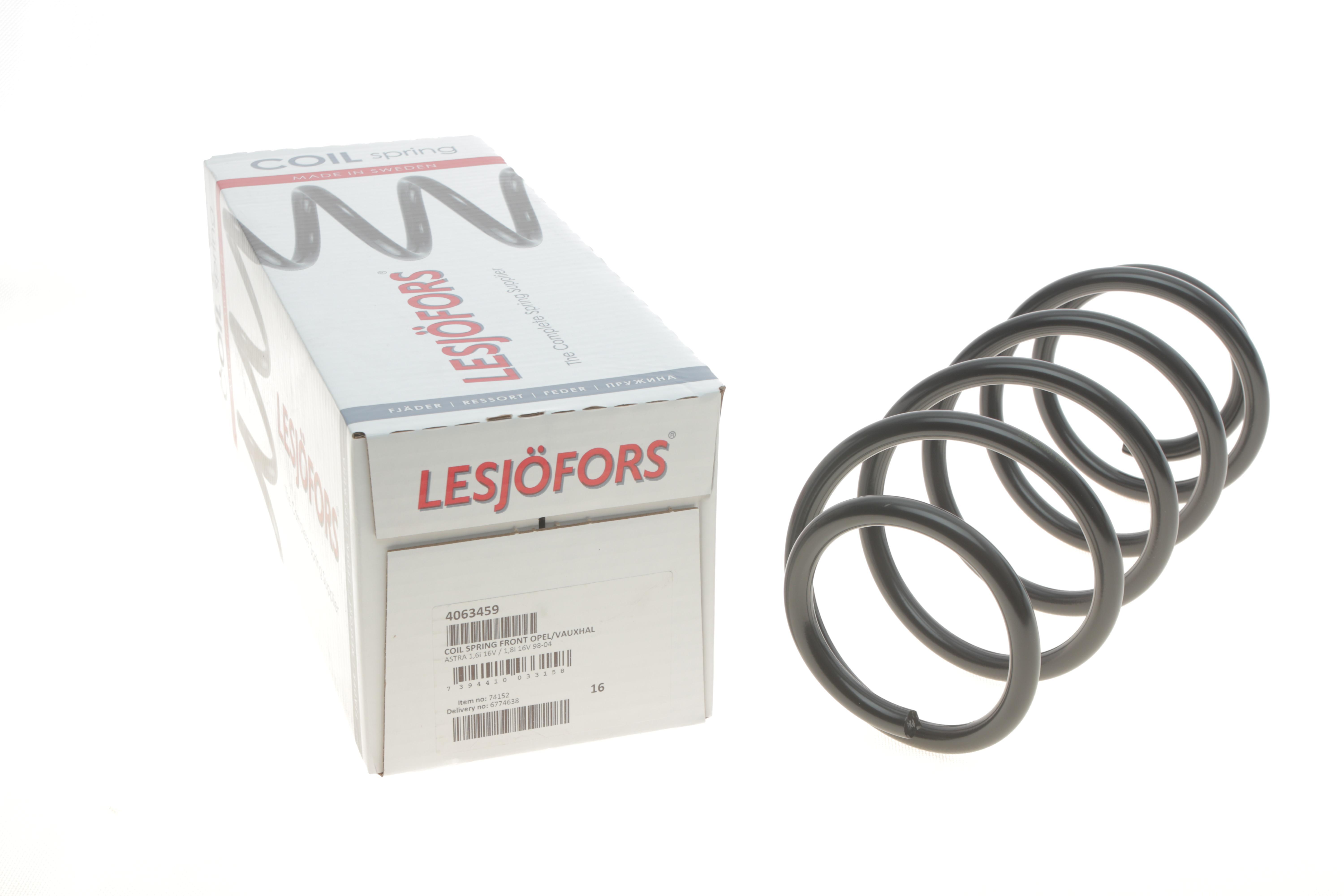 Пружина (передня) Opel Astra G 1.6/1.6 16V/1.8 16V 98-09 (седан/універсал/нах.зад.частина/фургон)