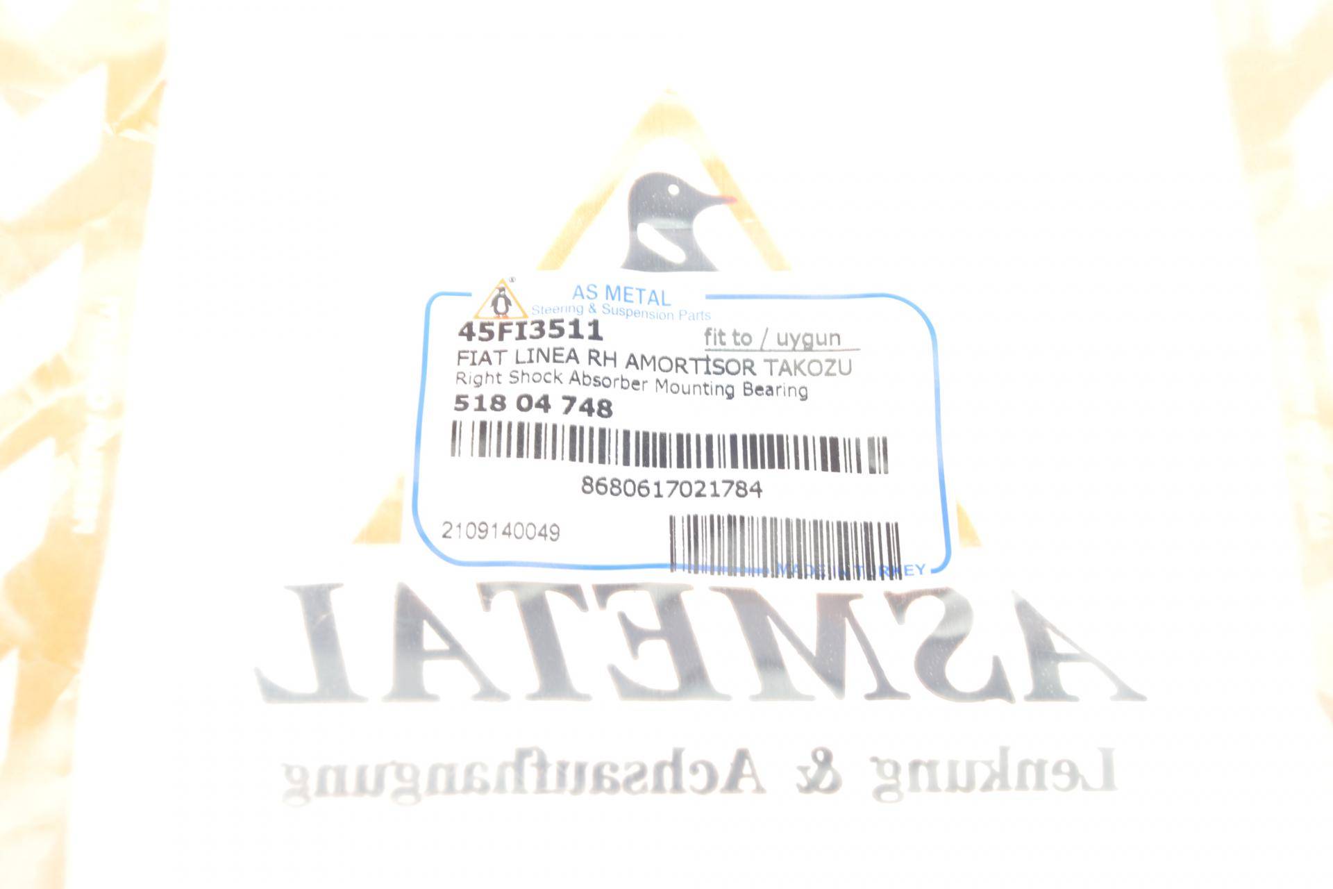 Подушка амортизатора (переднього) + підшипник Citroen Nemo 08- (R)