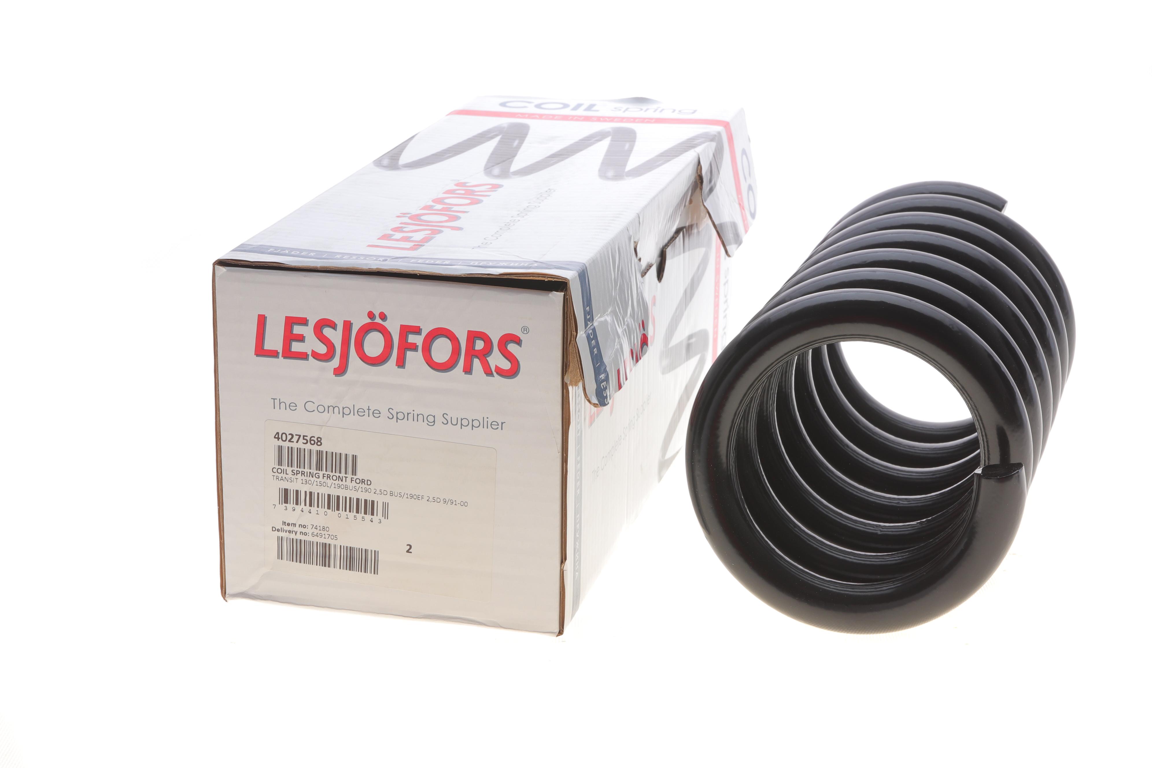 Пружина (передня) Ford Transit 2.5DI 93-00 (фургон)(осн:190EF)/2.0/2.5DI/TD 94-00 (автоб)(d=22.5mm)