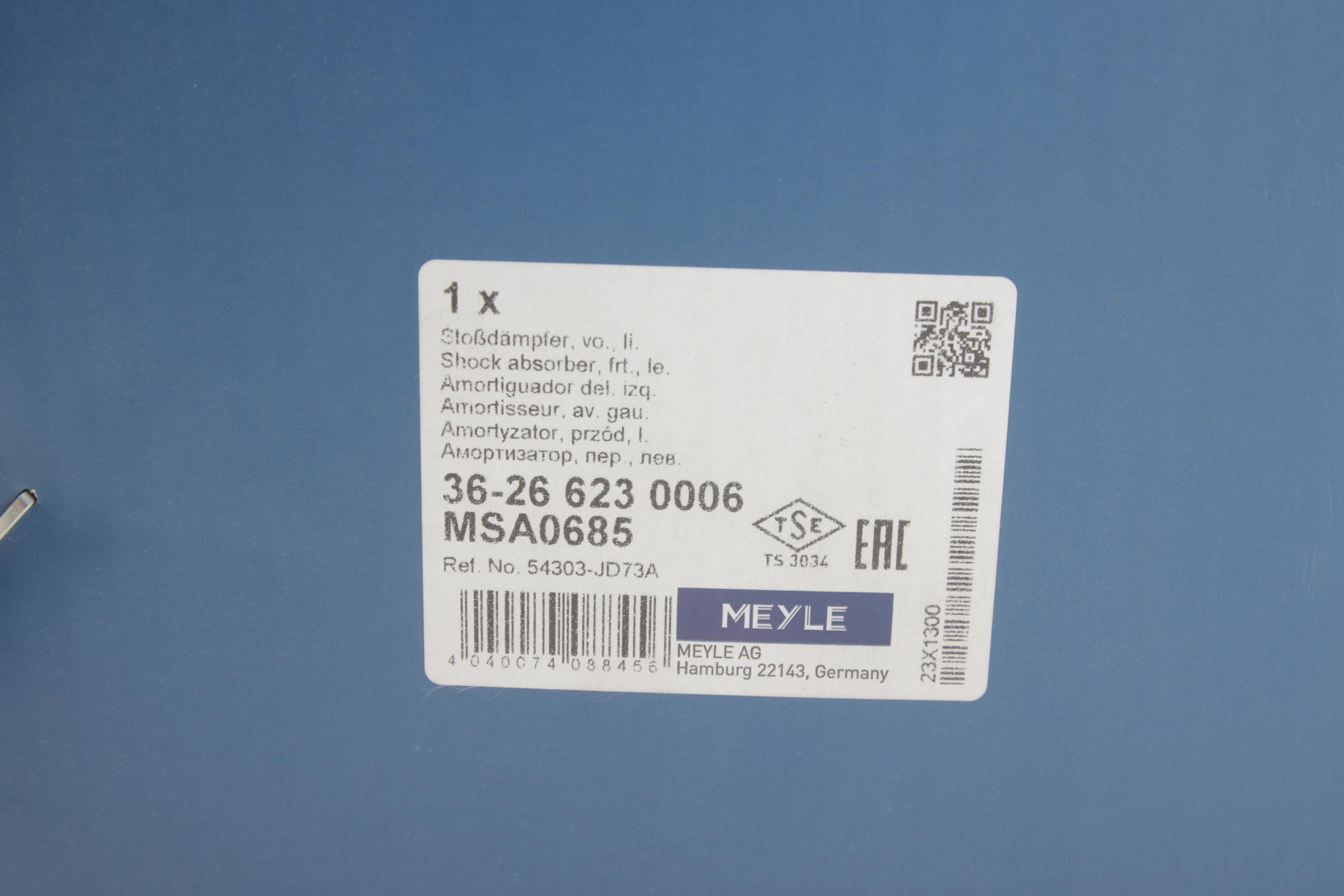 Амортизатор (передній) Nissan Qashqai 07-13 (L)