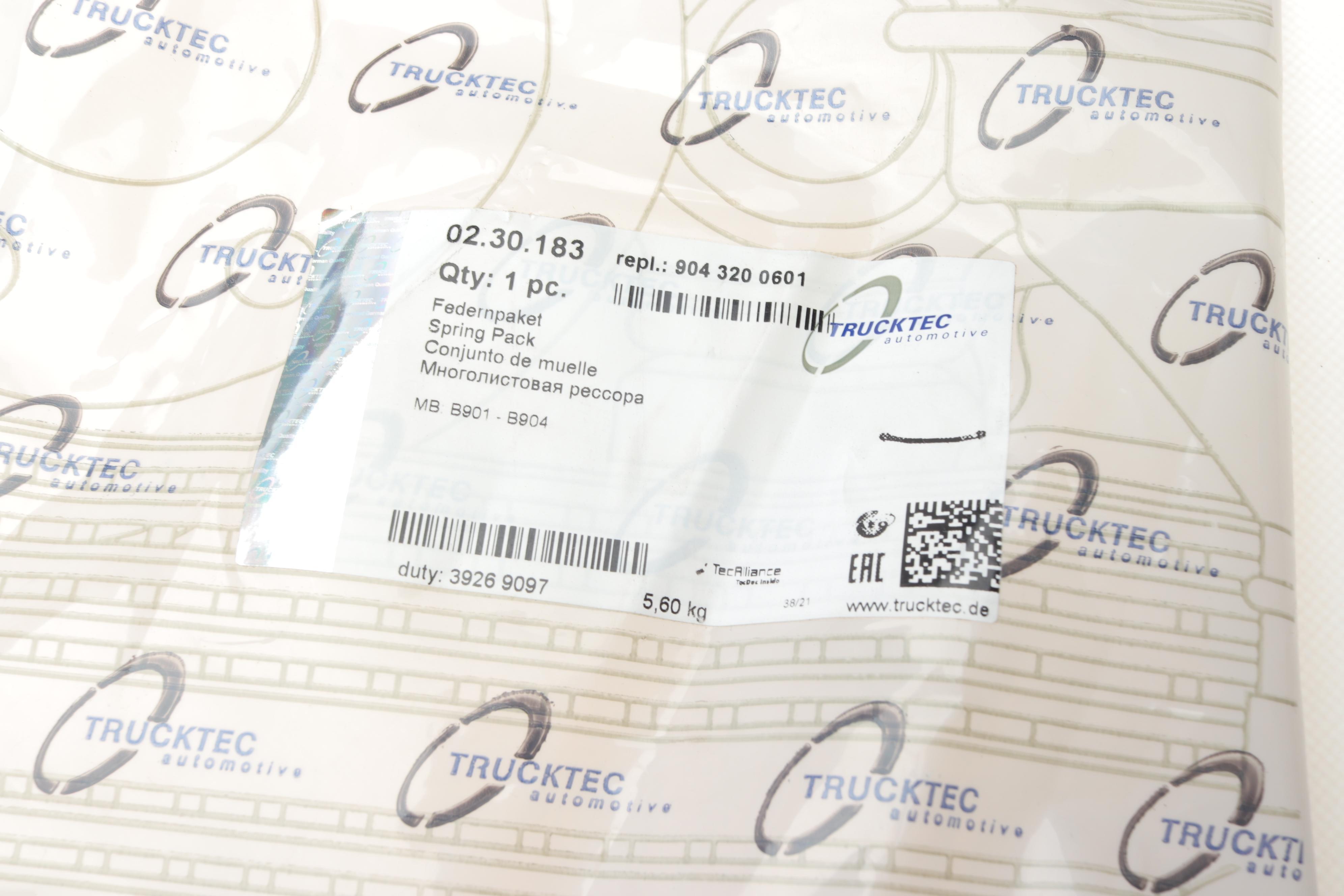 Ресора передня MB Sprinter 408-416/VW LT 46 96- (пластик)