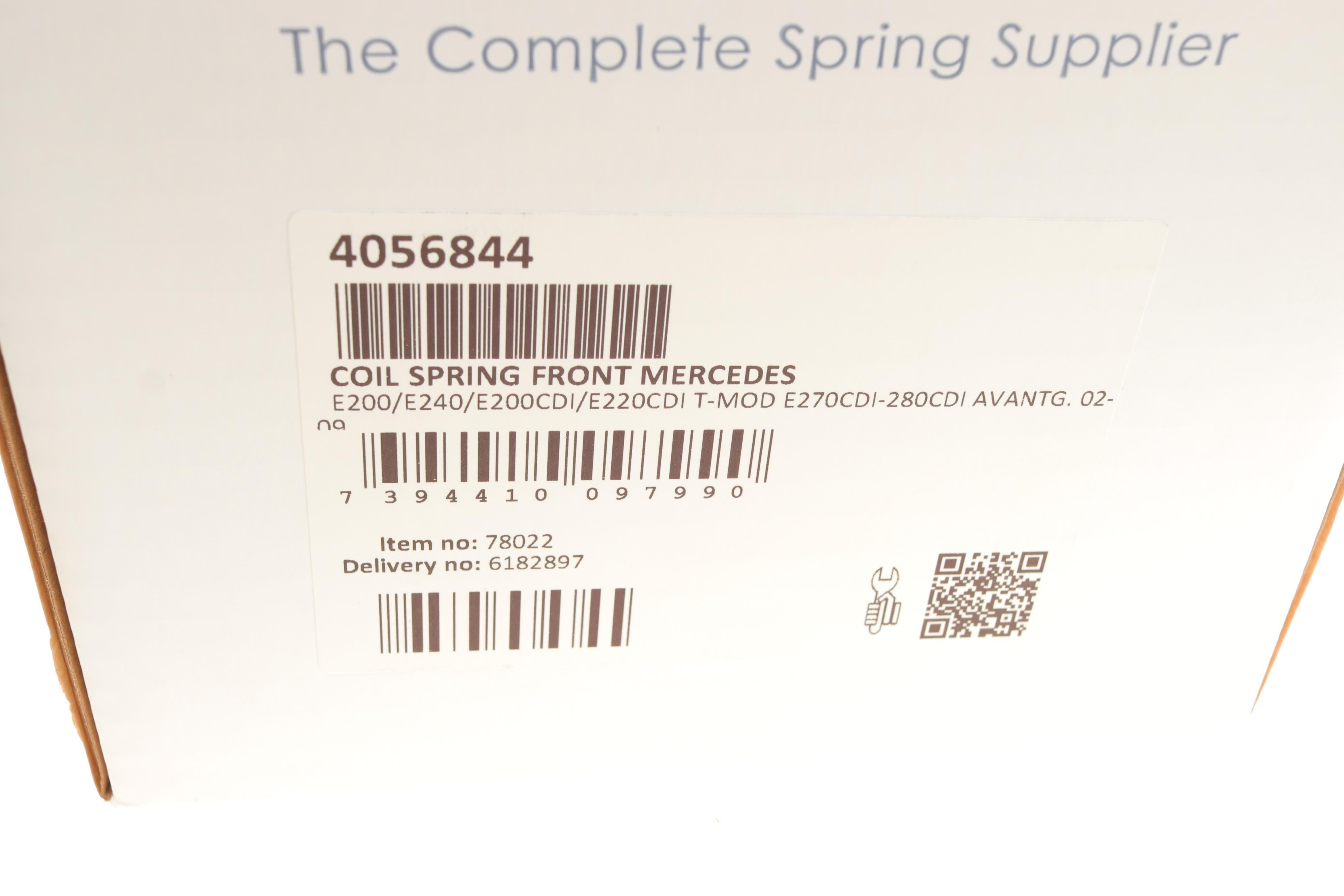 Пружина (передня) MB E-class (W211/S211) E200-220CDI АКПП/E230-500 02-09 (седан/ун) (Avantgarde, Spo