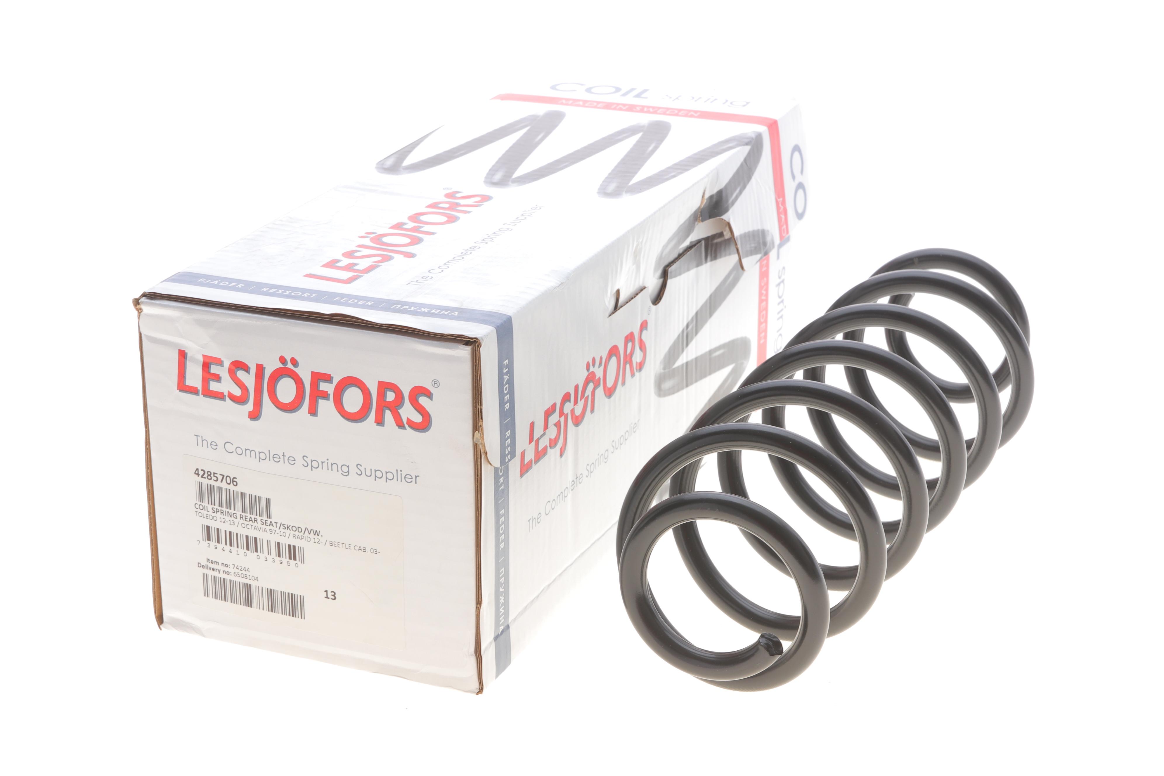 Пружина (задня) Skoda Octavia I 1.4-2.0/1.9TDI/SDI/1.8T 96-10/Rapid 1.4TSI/1.6TDI 12-15 (накл.з.ч)