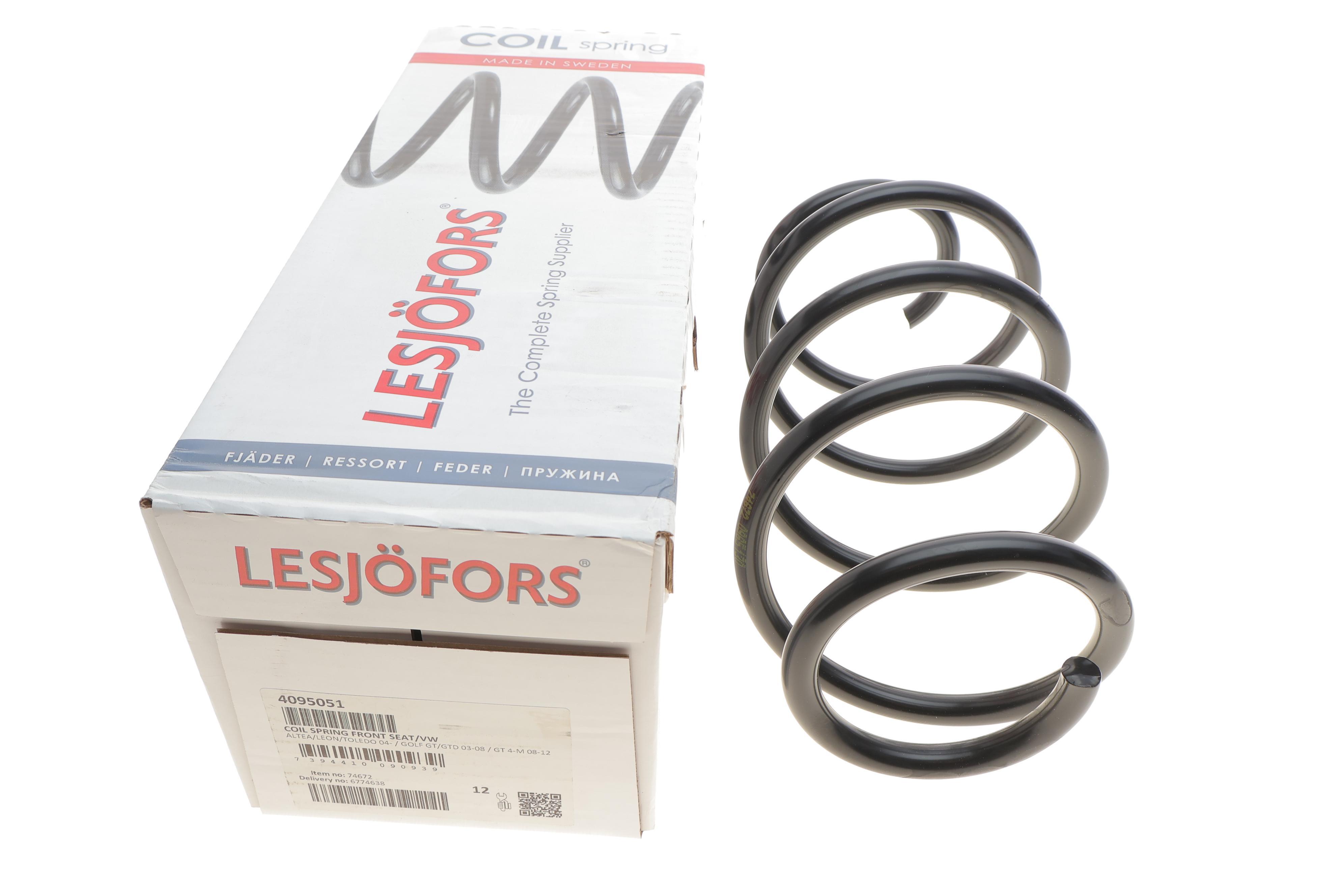 Пружина (передня) VW Golf V/VI/Skoda Octavia 2.0TDI/16V/4motion 03-13 (унив/накл.з.ч) (осн:GT)/Seat