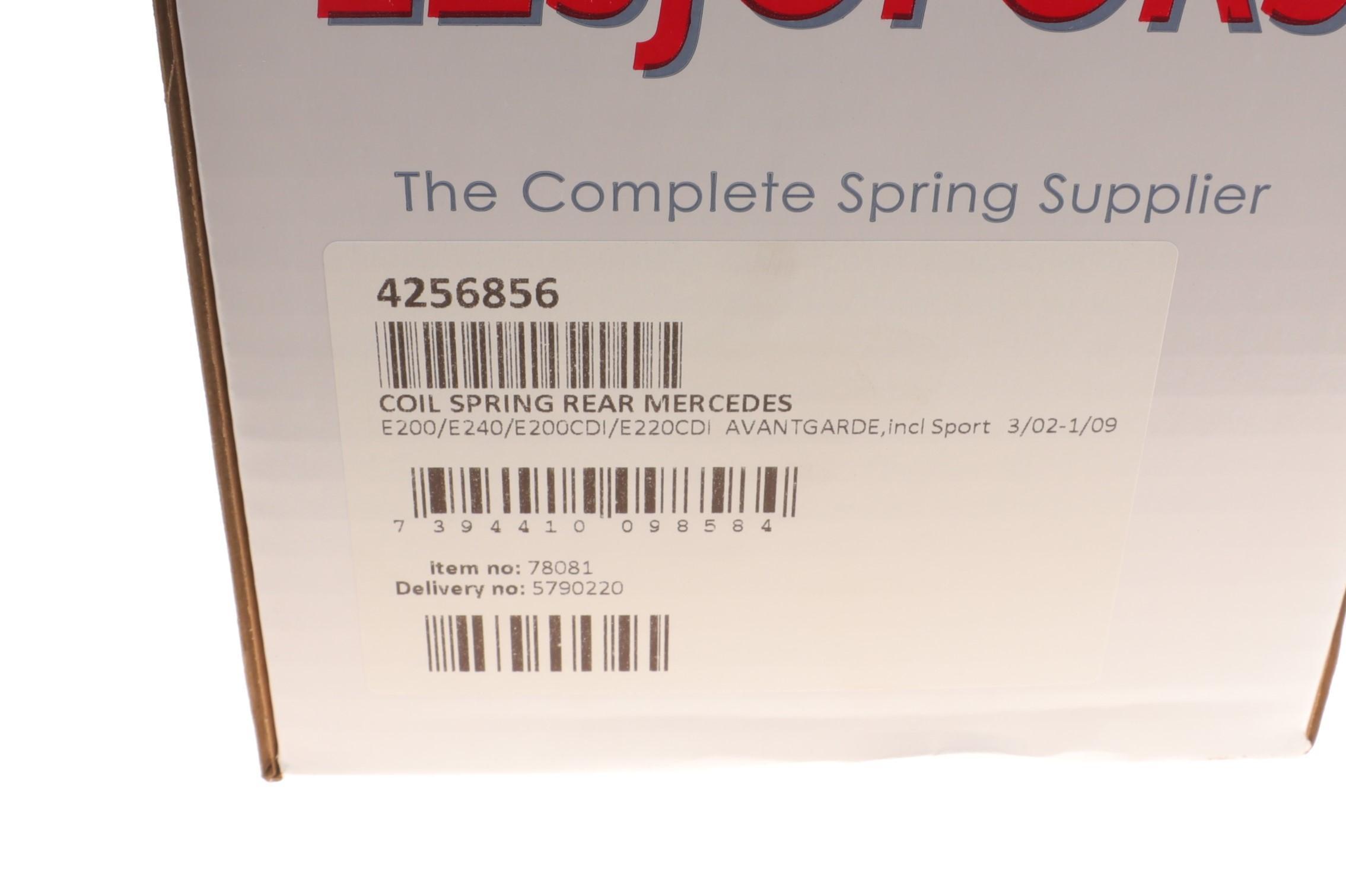 Пружина (задня) MB E-class (W211) E200-E320CDI/E200-E350 02-08 (седан) (ос:Avantgarde, Sport)