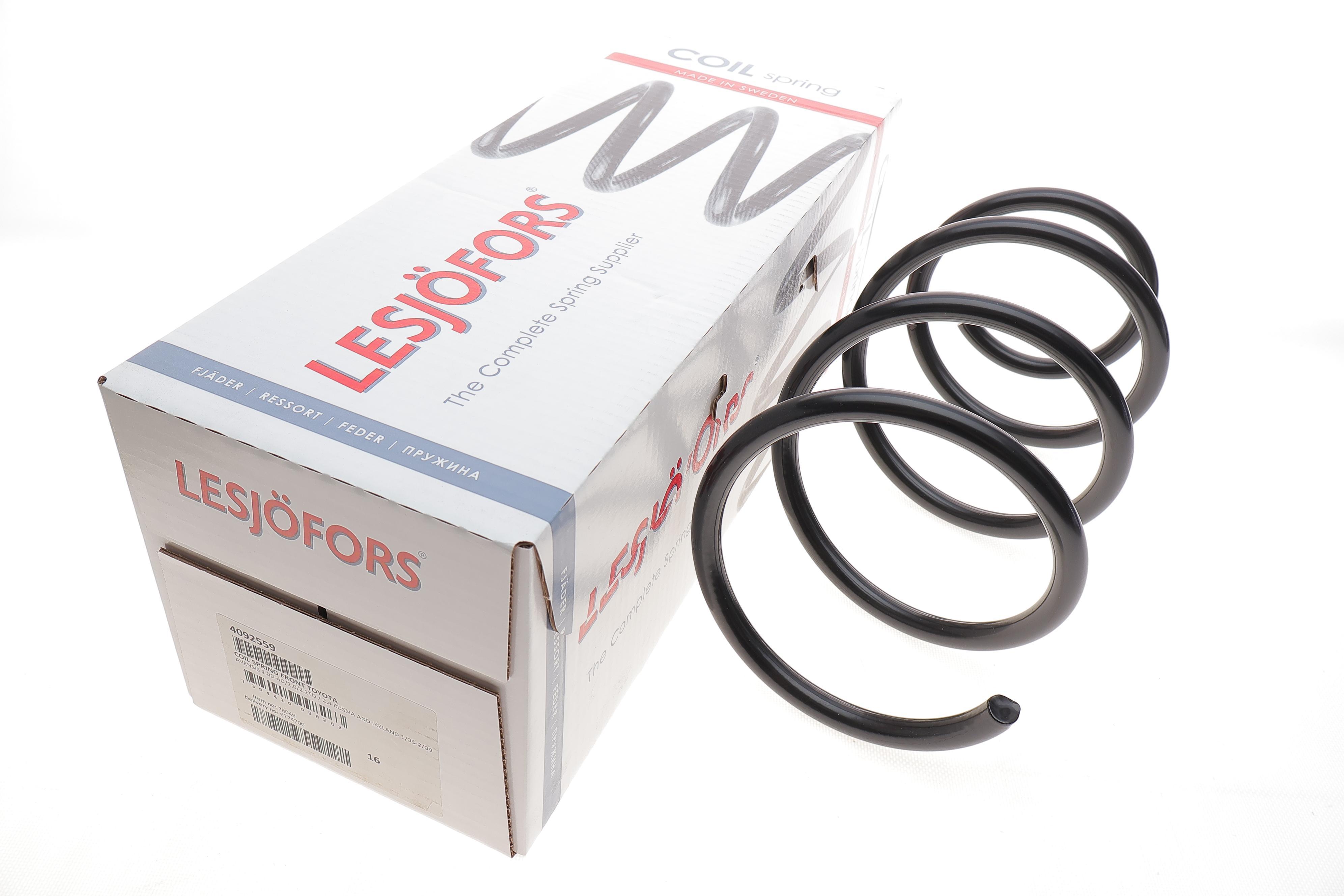 Пружина (передня) Toyota Avensis 2.0-2.2D-4D/2.2D-CAT 03-08 (седан/унив/накл.з.ч)/2.4 (Росія/Ірландія)