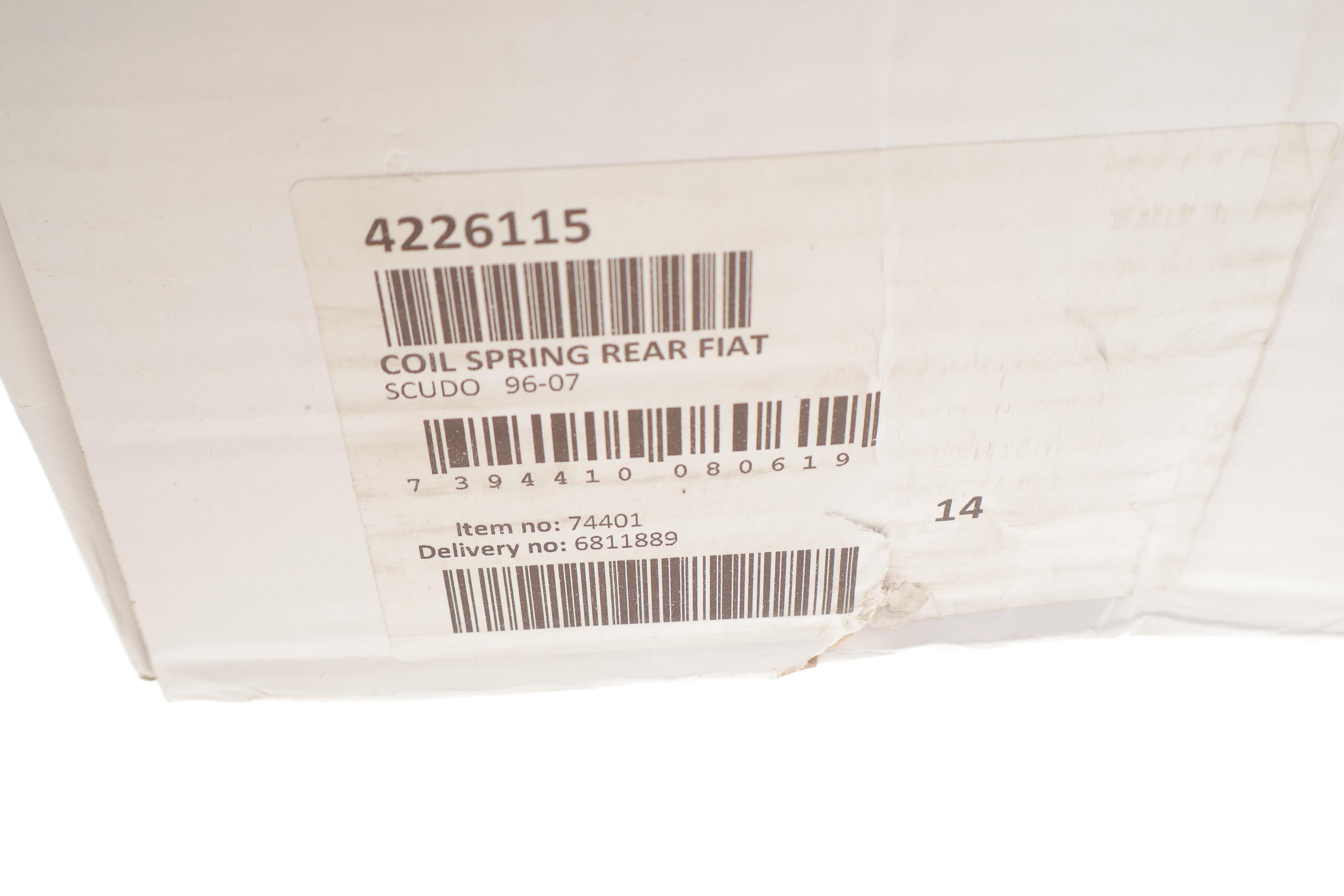 Пружина (задня) Fiat Scudo 1.6/1.9D/TD/2.0JTD 96-06 (універсал/фургон/з борт.платф.) (417mm)