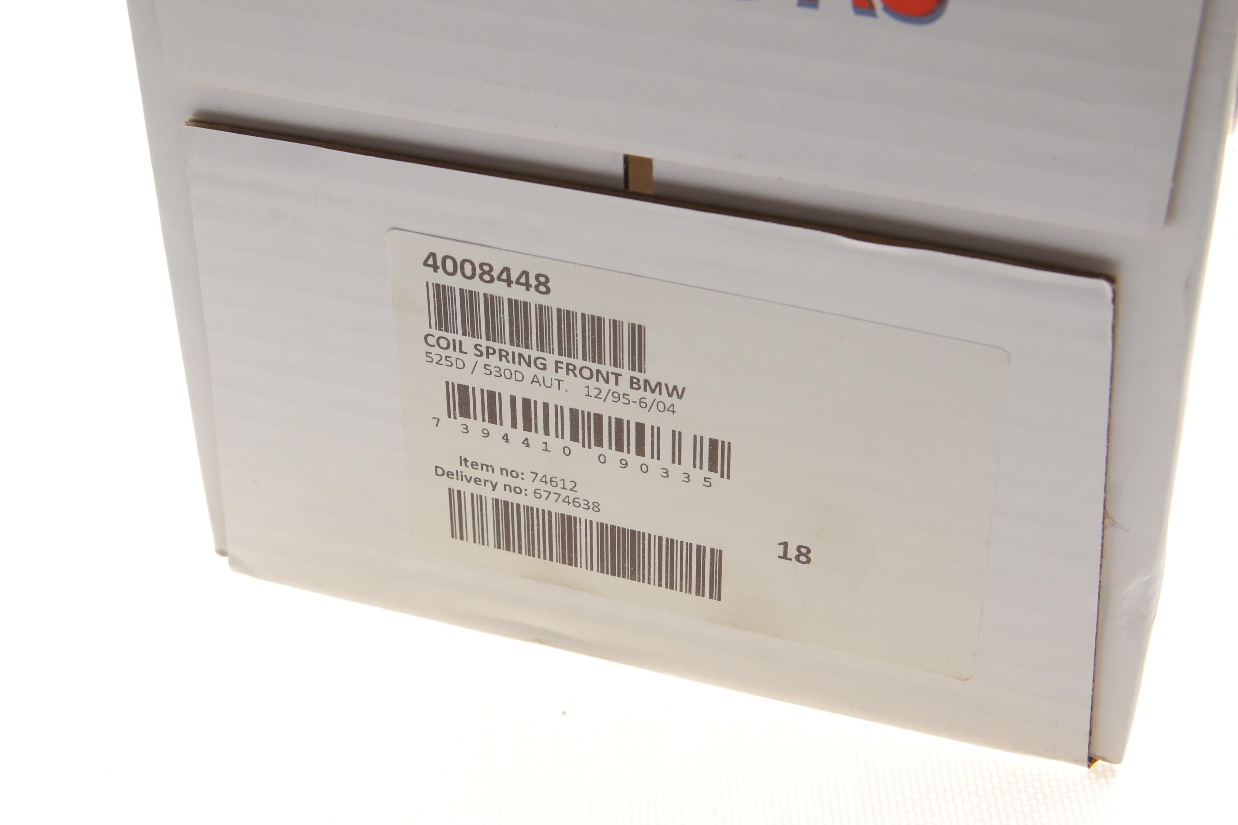 Пружина (передня) BMW 5 (E39) 525d/530d 98-04 АКПП (седан/універсал) (без М-техніки)