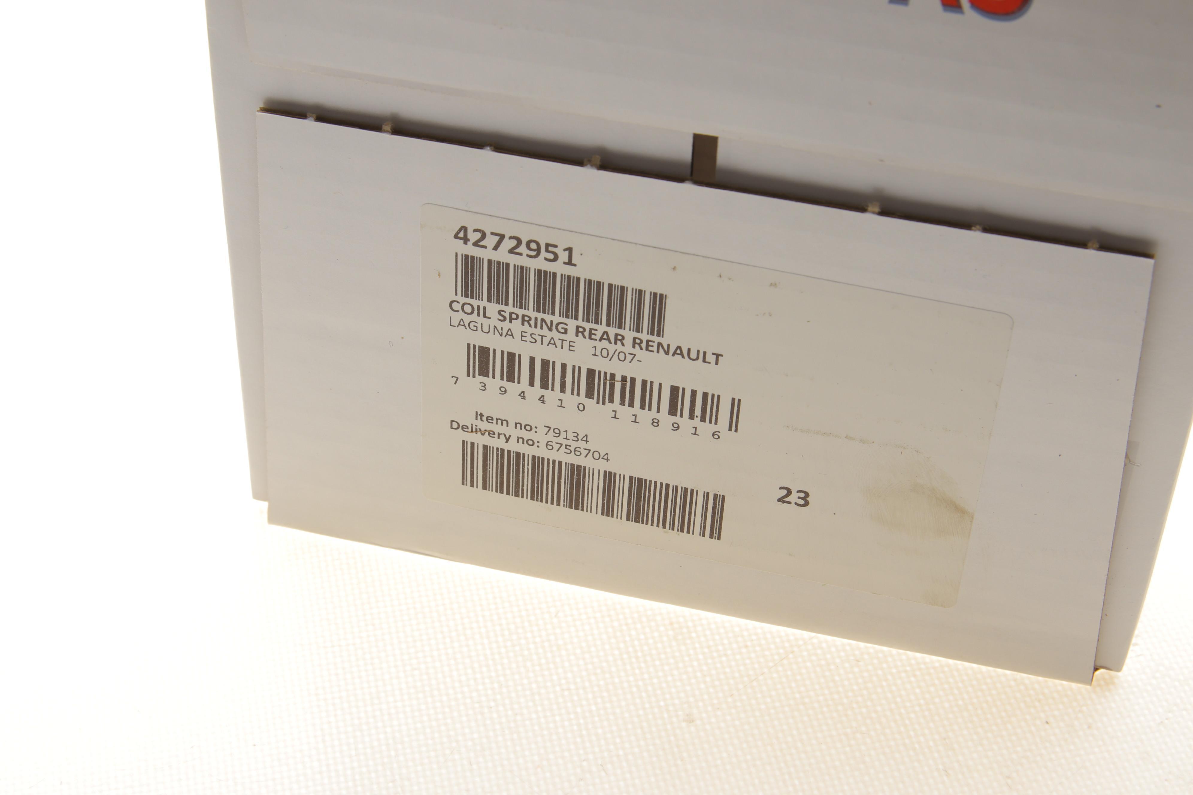 Пружина (задня) Renault Laguna III Grandtour 1.5dCi/2.0dCi/1.6 16V/2.0 16V 07-15 (універсал)