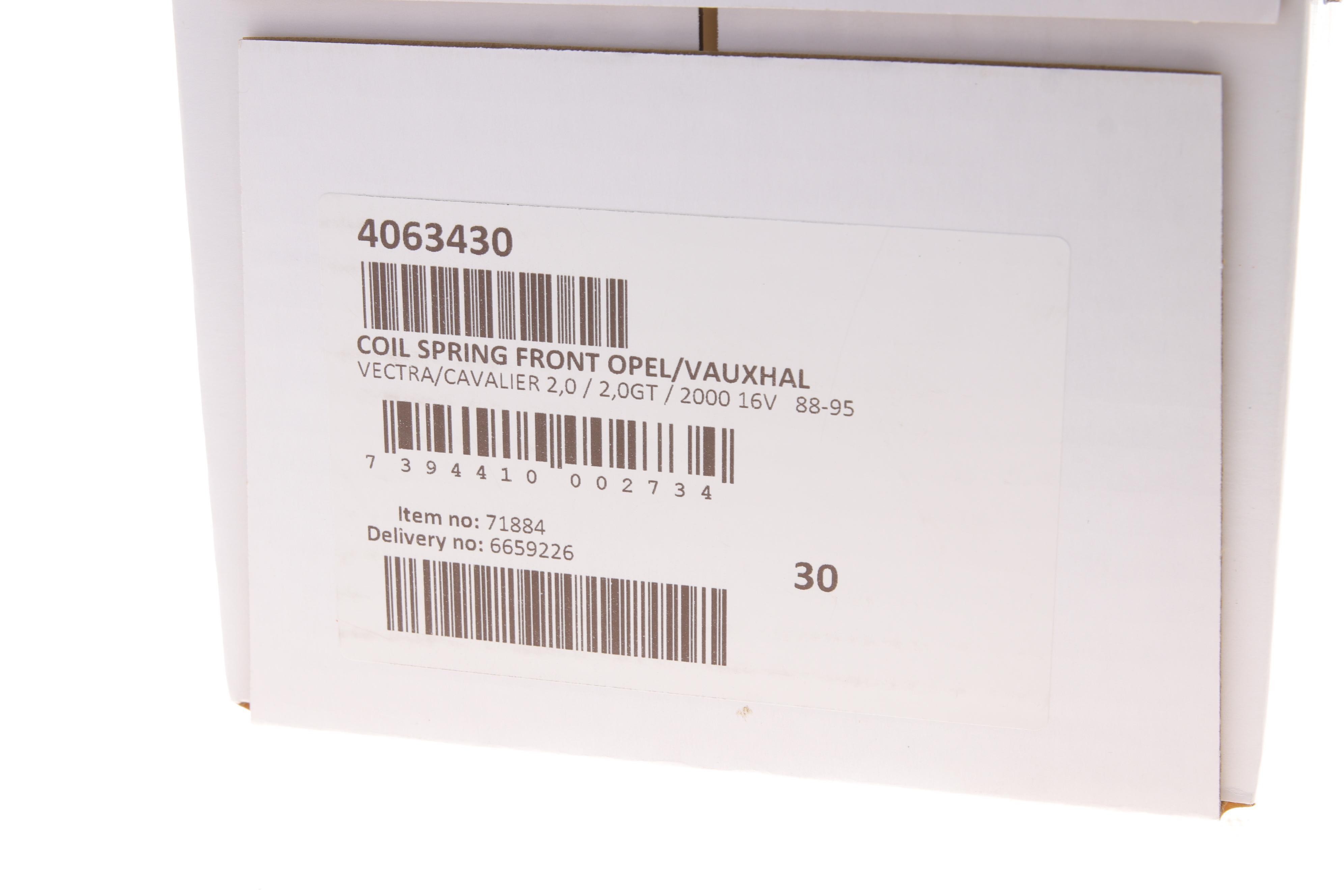 Пружина (передня) Opel Vectra A 2.0i 88-95 (седан/хетчбек)