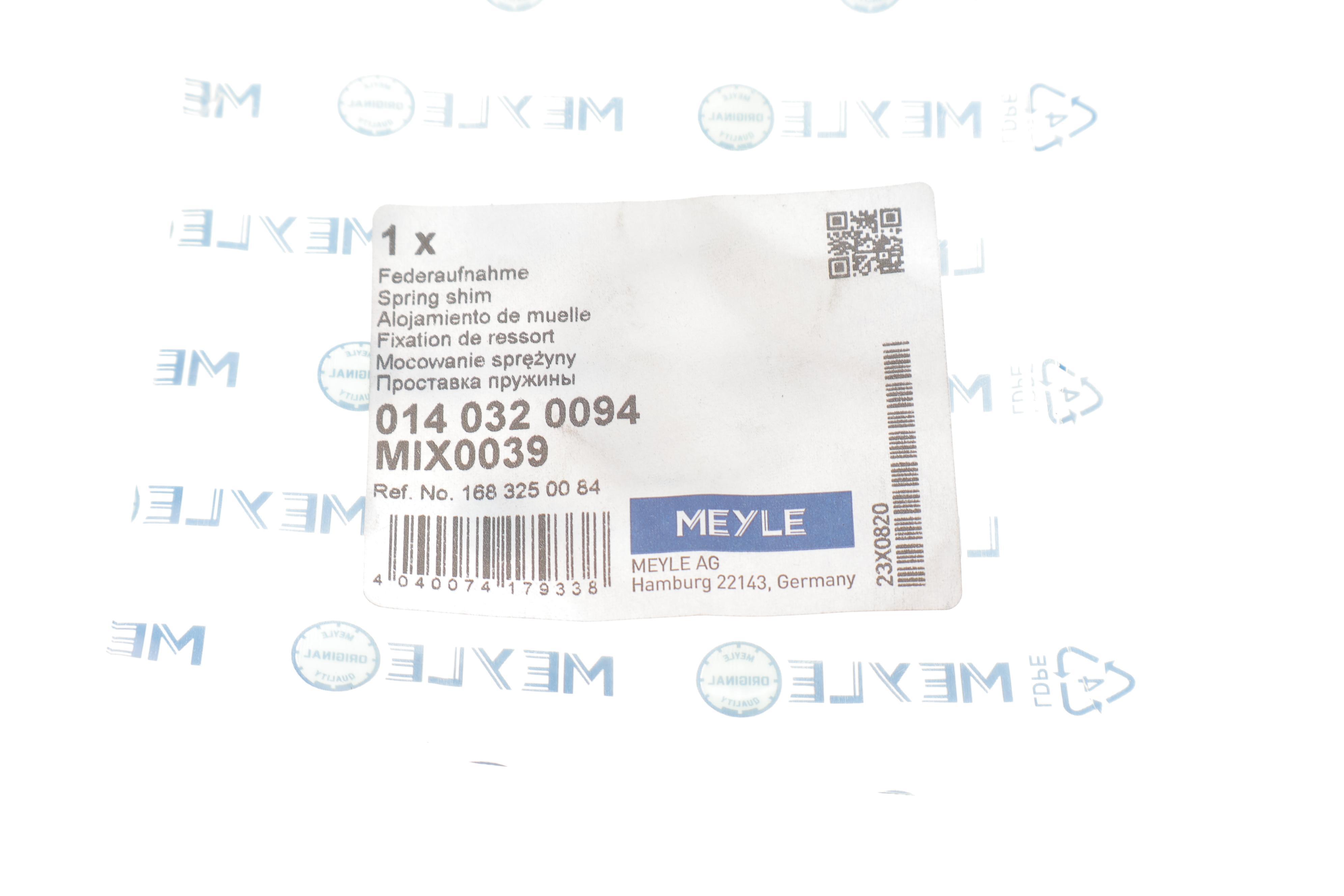 Проставка пружини (задньої) MB (W168) 97-04