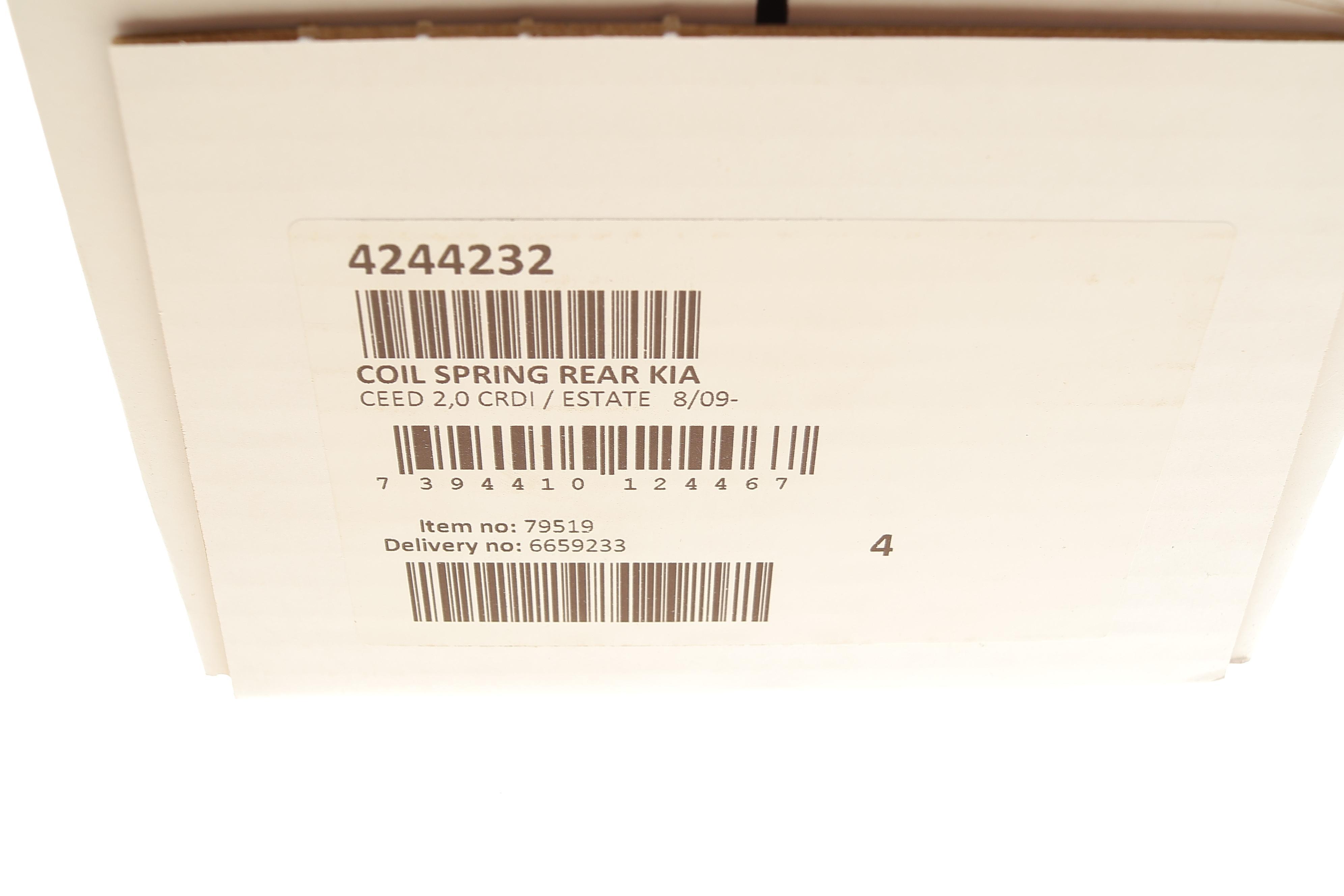 Пружина (задня) Kia Ceed SW 1.4-1.6/CVVT/1.6-2.0CRDi/2.0 09-12 (універсал/накл.зад.ч.)