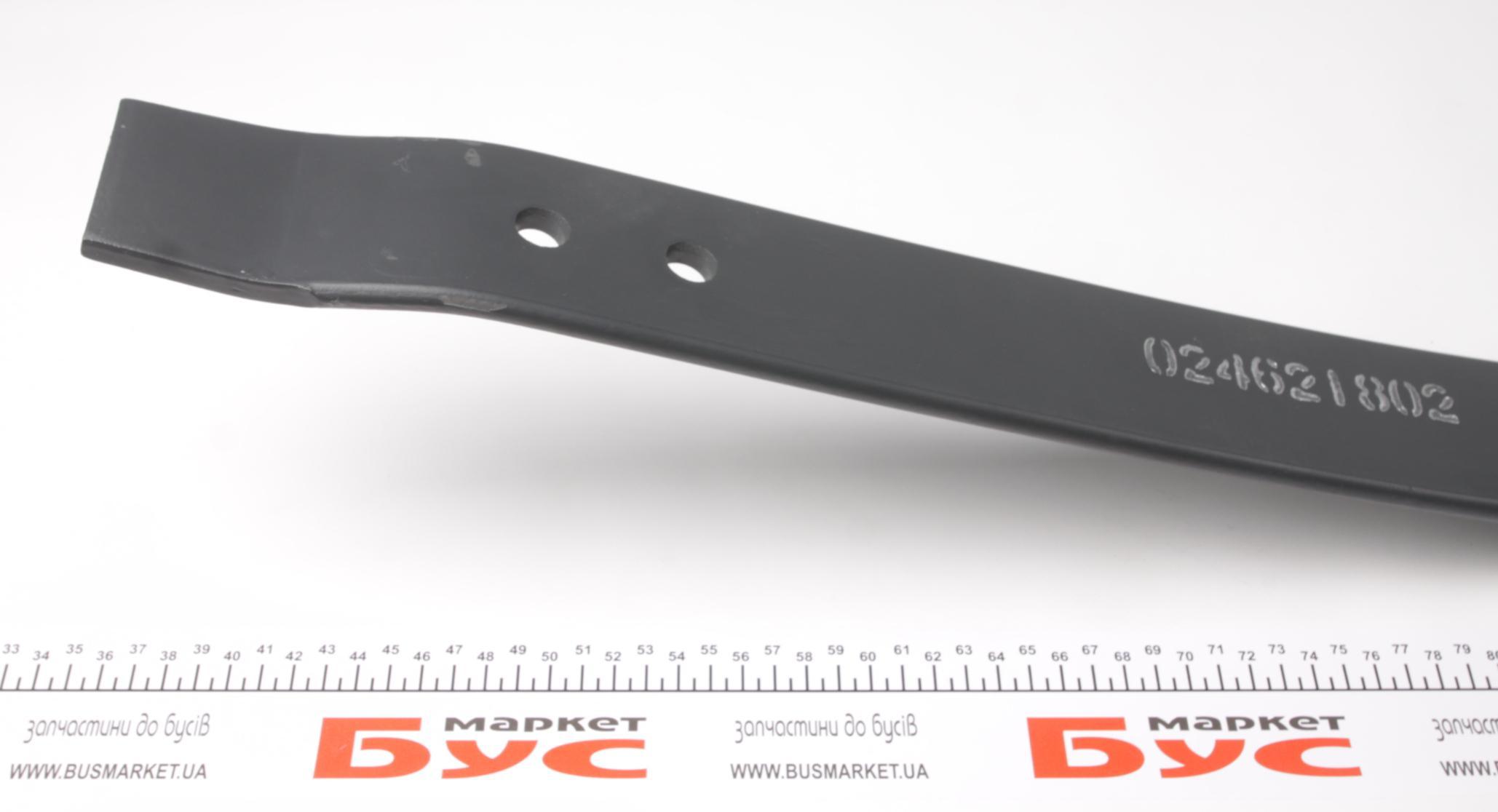 Ресора задня підкорінна MB Sprinter 410-416/VW LT 46 (підсилювач) (70x775x775) 15mm