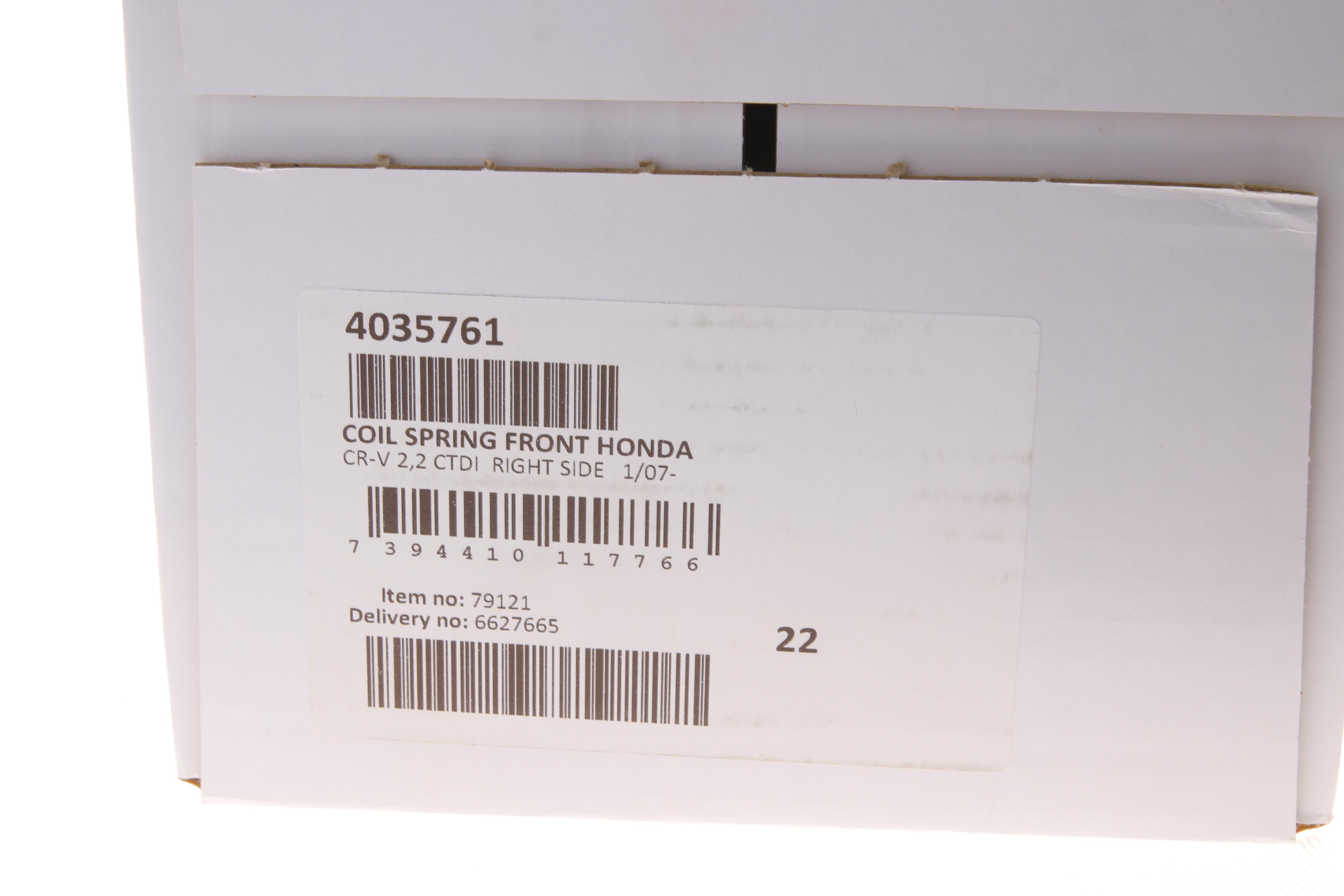 Пружина (передня) Honda CR-V 2.2 i-CTDi/i-DTEC 07- (R) (SUV)