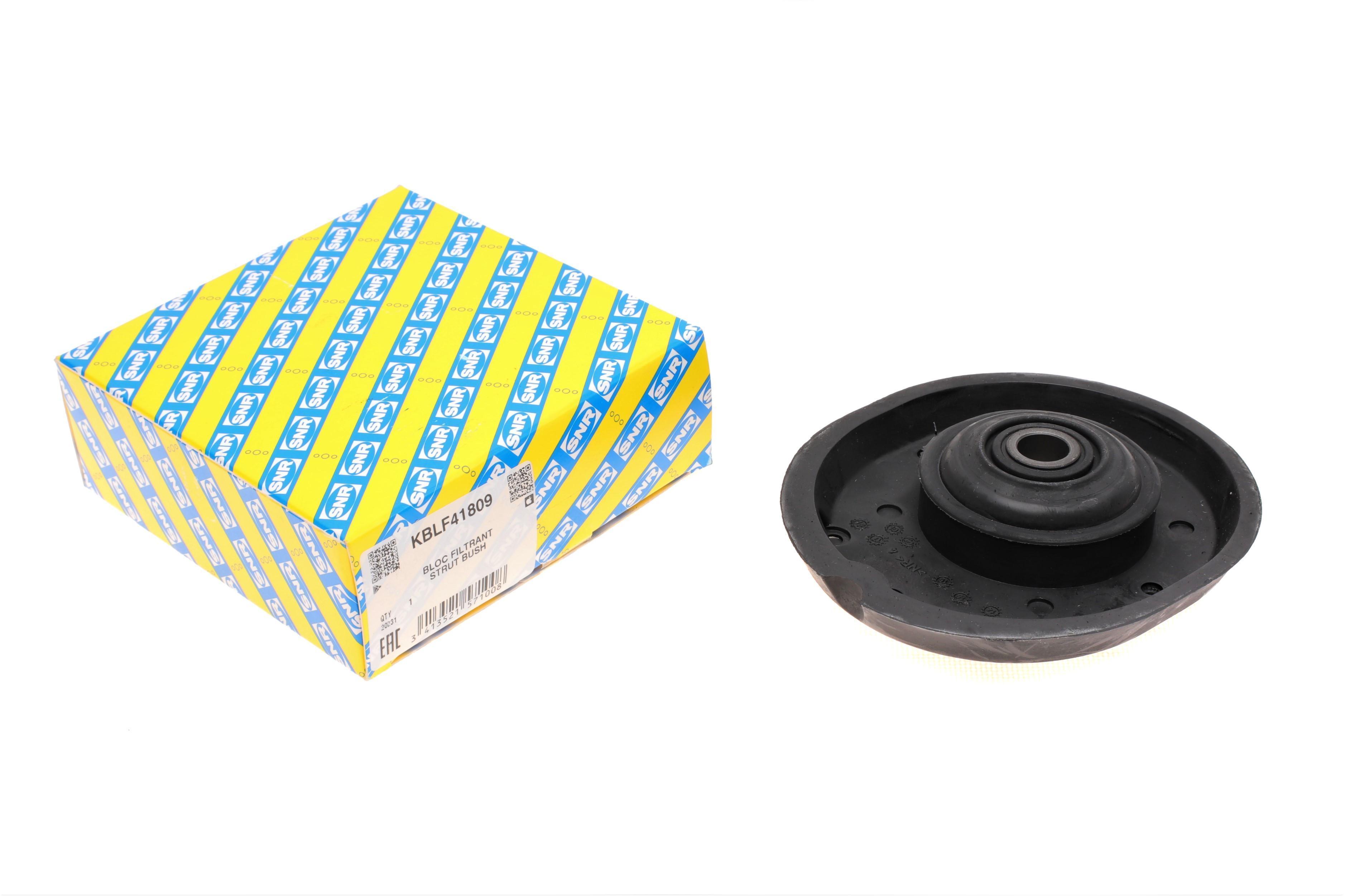 Подушка амортизатора (переднього) Peugeot 207 1.4-1.6HDi 06- (SNR)