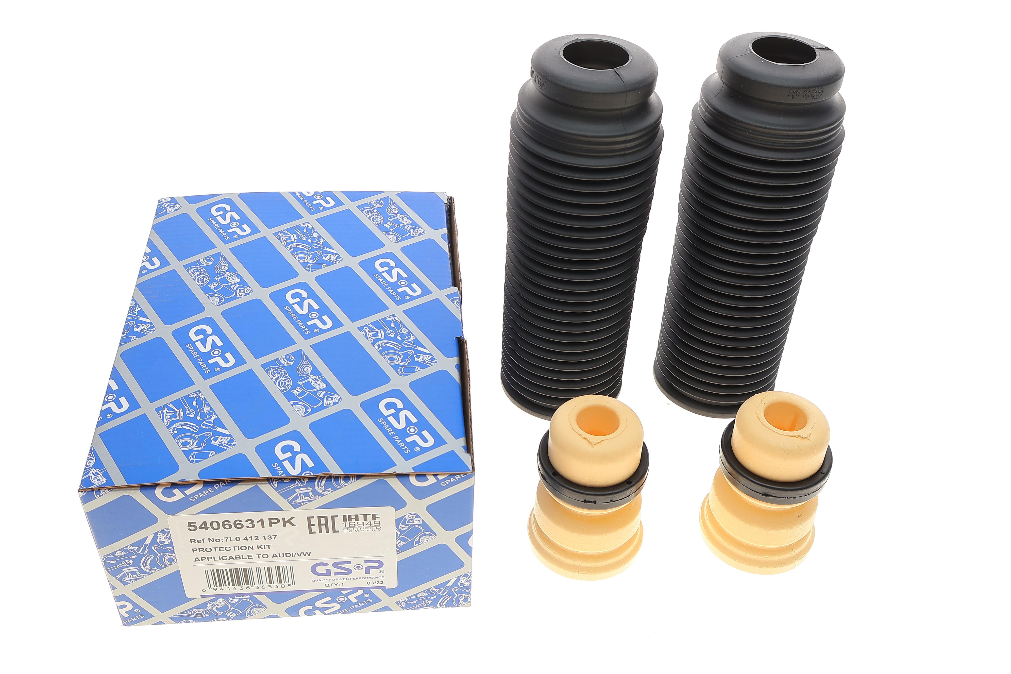 Пильник + відбійник амортизатора (заднього) Audi Q7/VW Touareg 03-15 (к-кт 2 шт.)