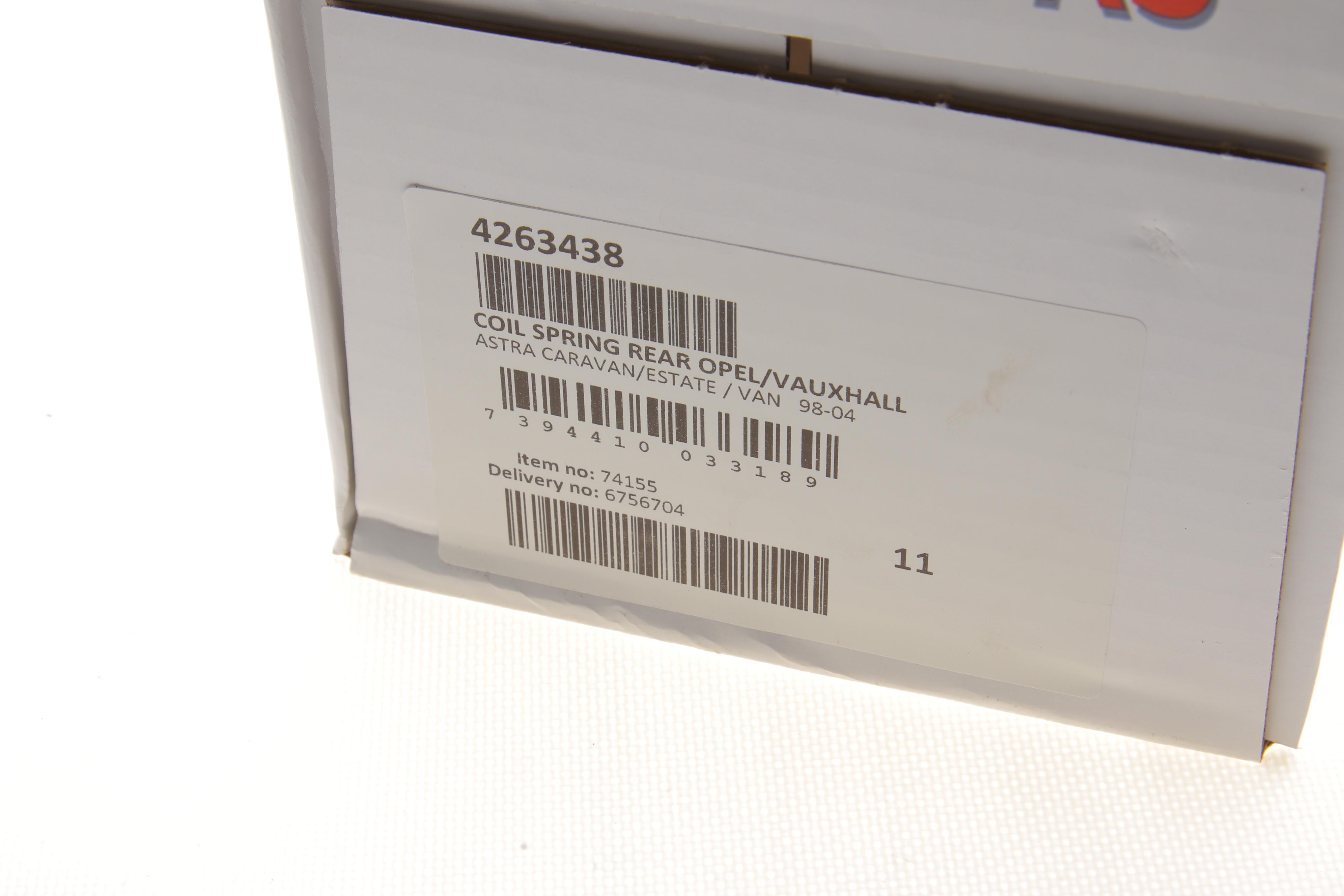 Пружина (задня) Opel Astra G 1.2-2.2 16V/1.7TD/CDTI/1.7-2.2DTI 98-09 (унив./фургон) (з пост.d)