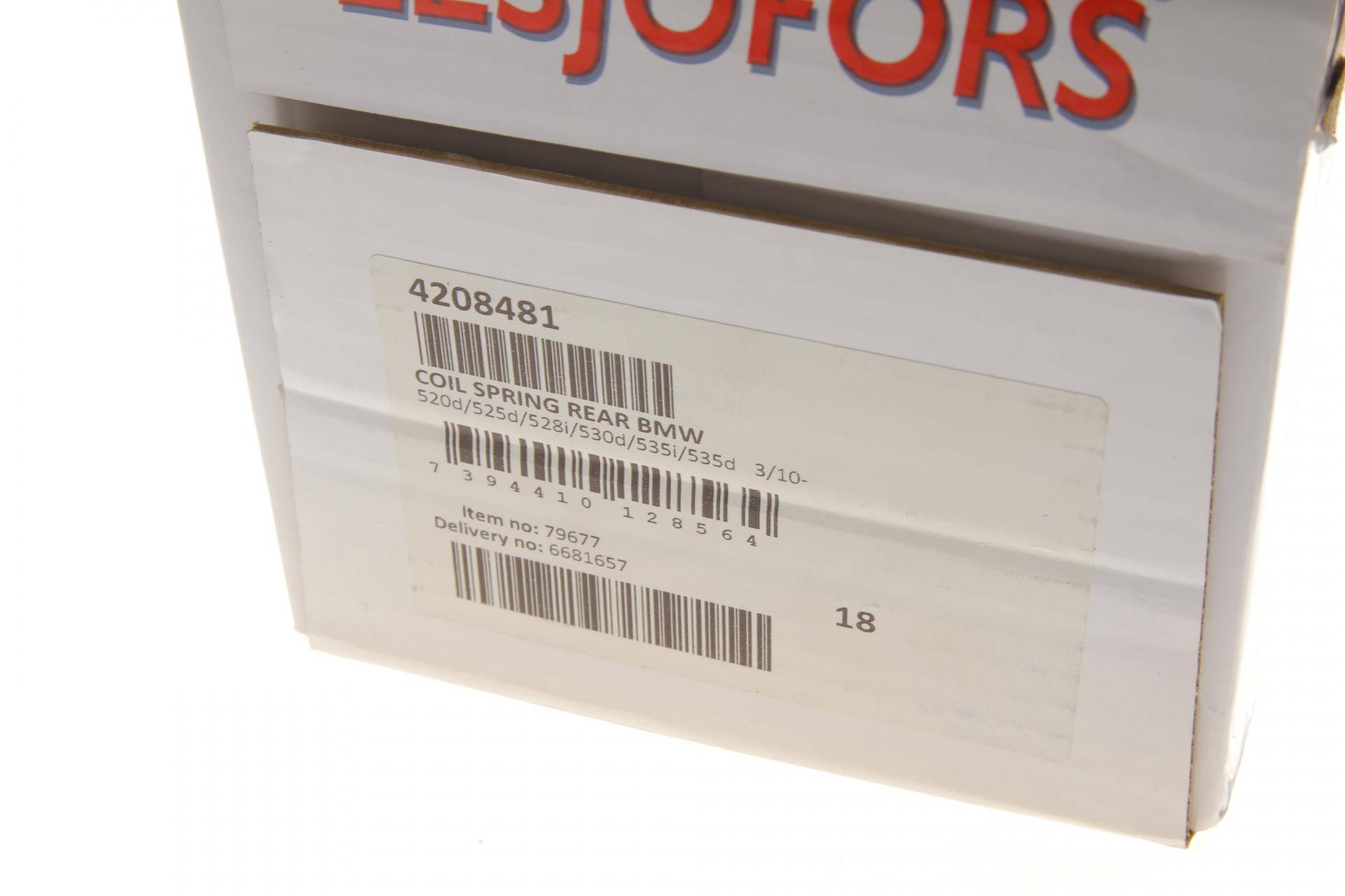 Пружина (задня) BMW 5 (F10) 520d/525d/528i/530d/535d/535i 10-16 (седан) (без М-тех)