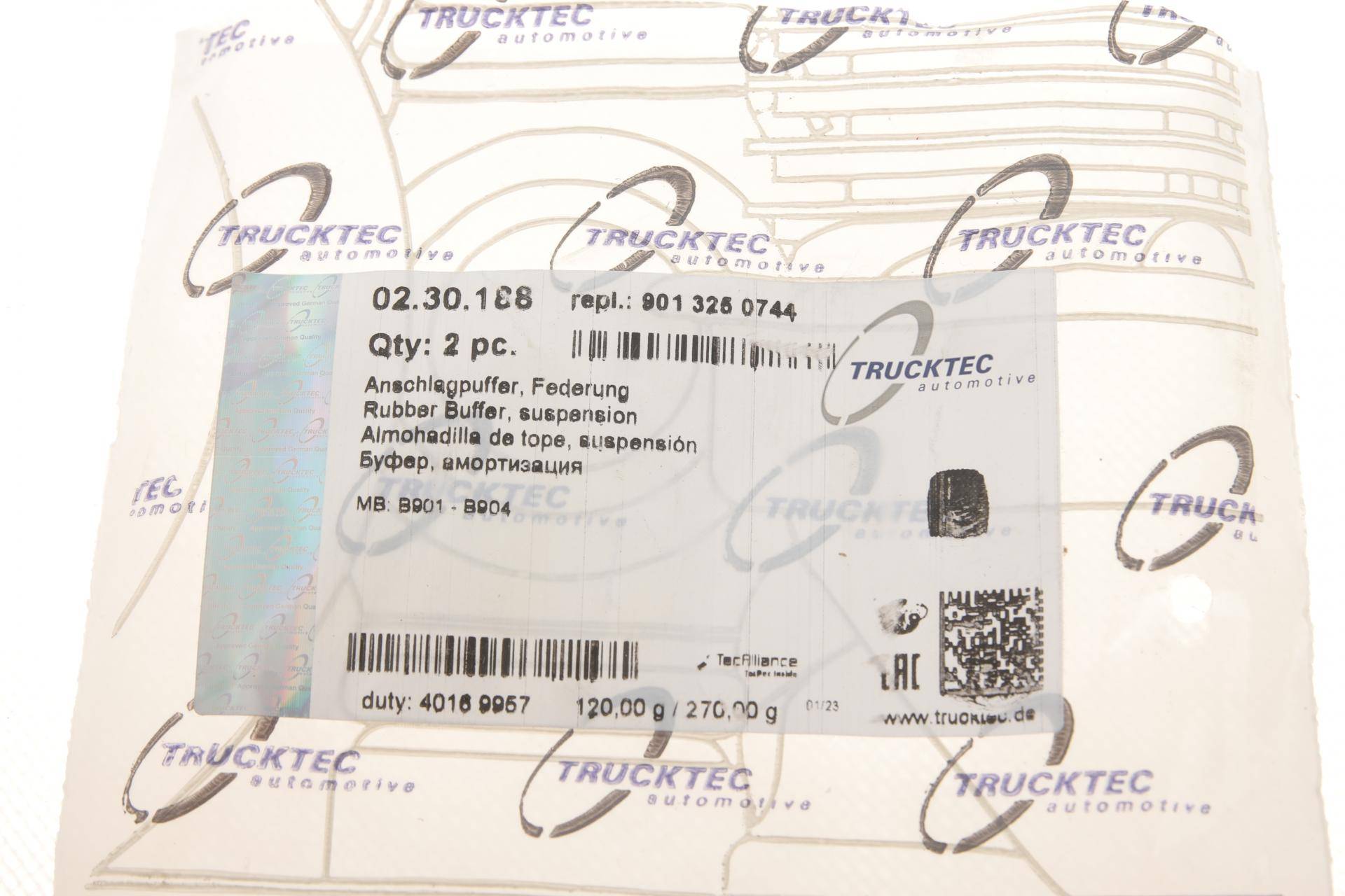 Подушка міжресорна MB Sprinter 901-904 95-06