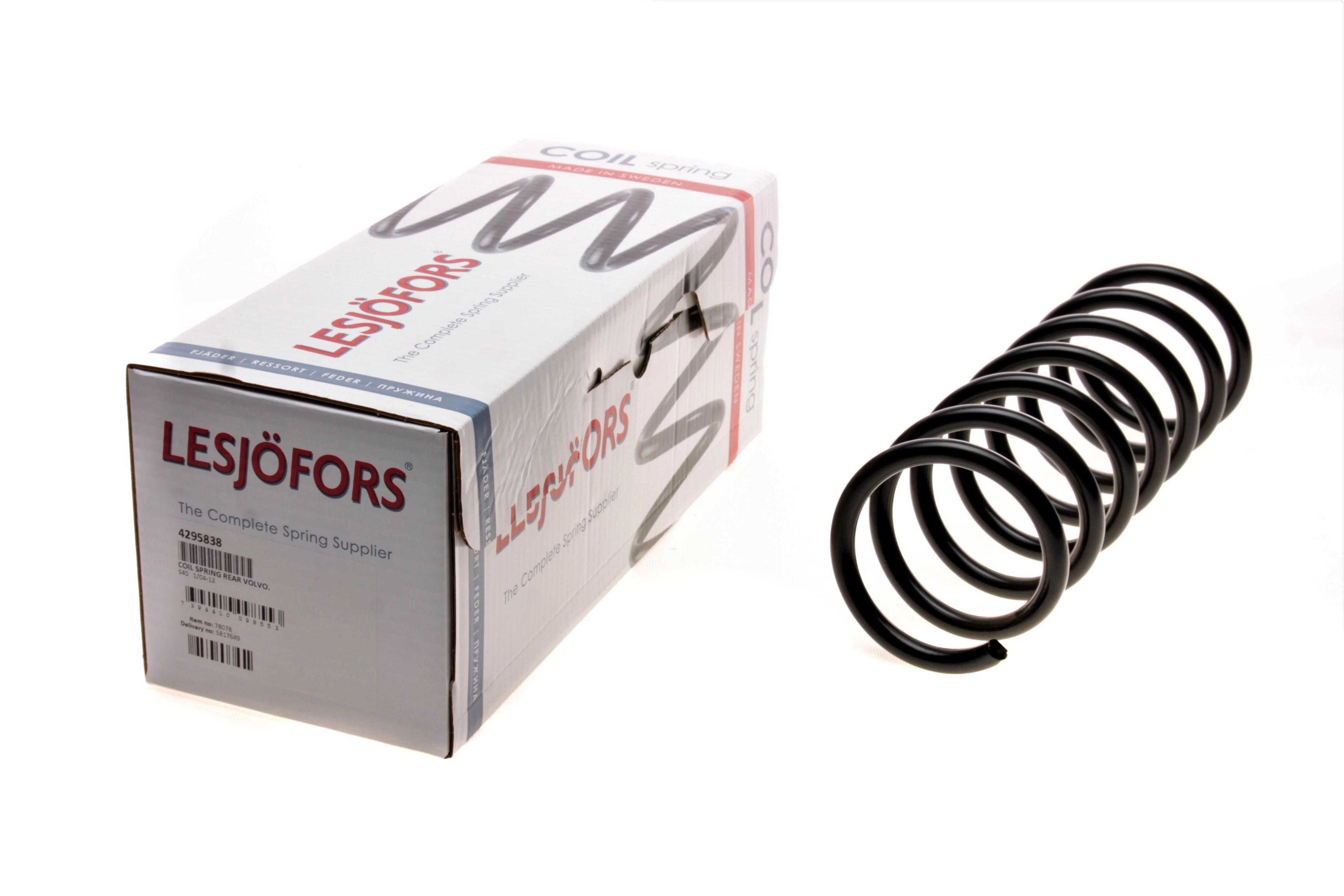 Пружина (задня) Volvo S40 1.6-2.4/1.6D/2.0TDI/2.4CDI/2.5D/D3/D4 04-12 (седан) (без с-ми рег.дор.пр)