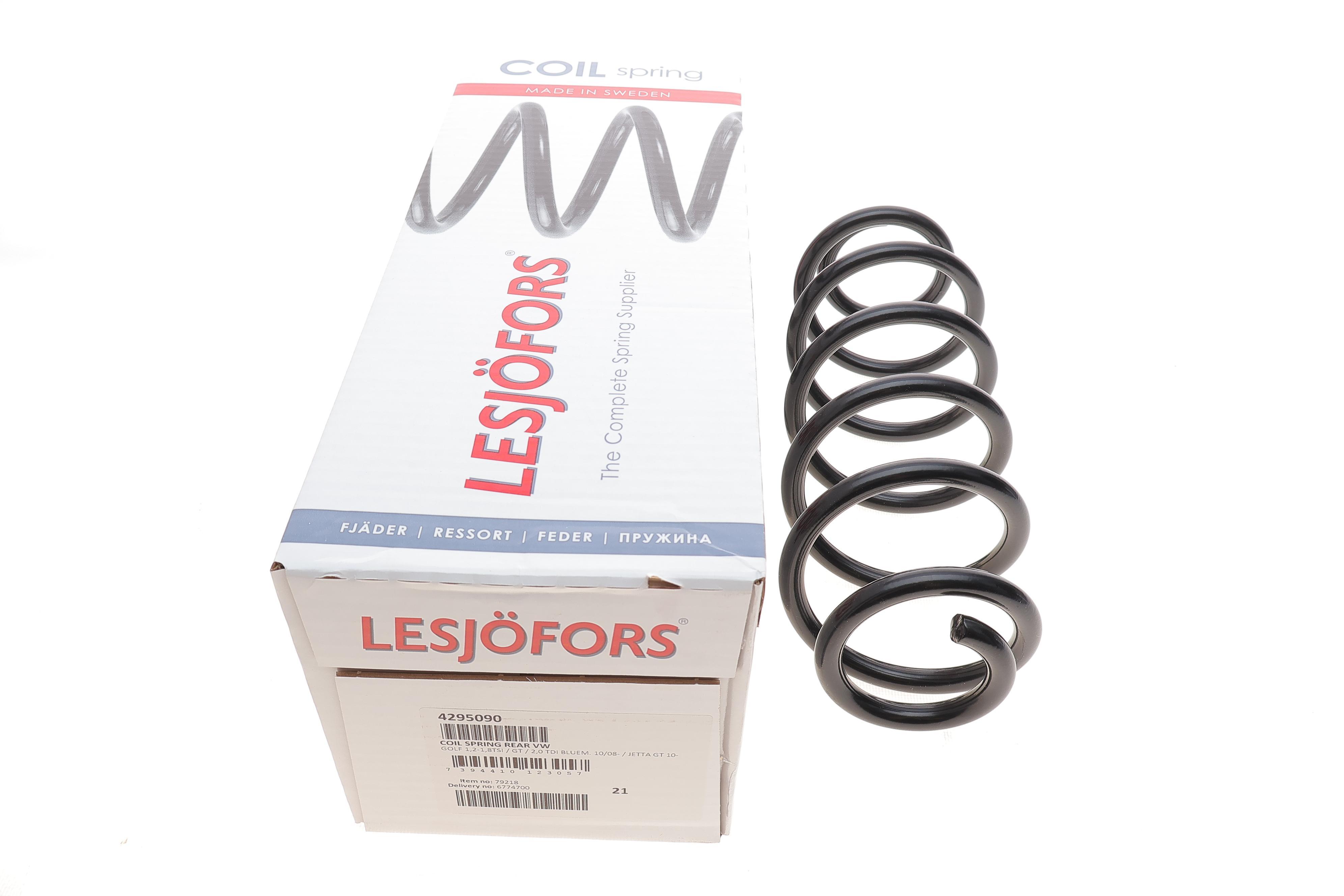 Пружина (задня) VW Golf V/VI 1.2-1.8TSI/2.0TDI 03-13 (хетч)/VW Jetta 1.9-2.0TDI/1.6TDI 05-15 (сед.)