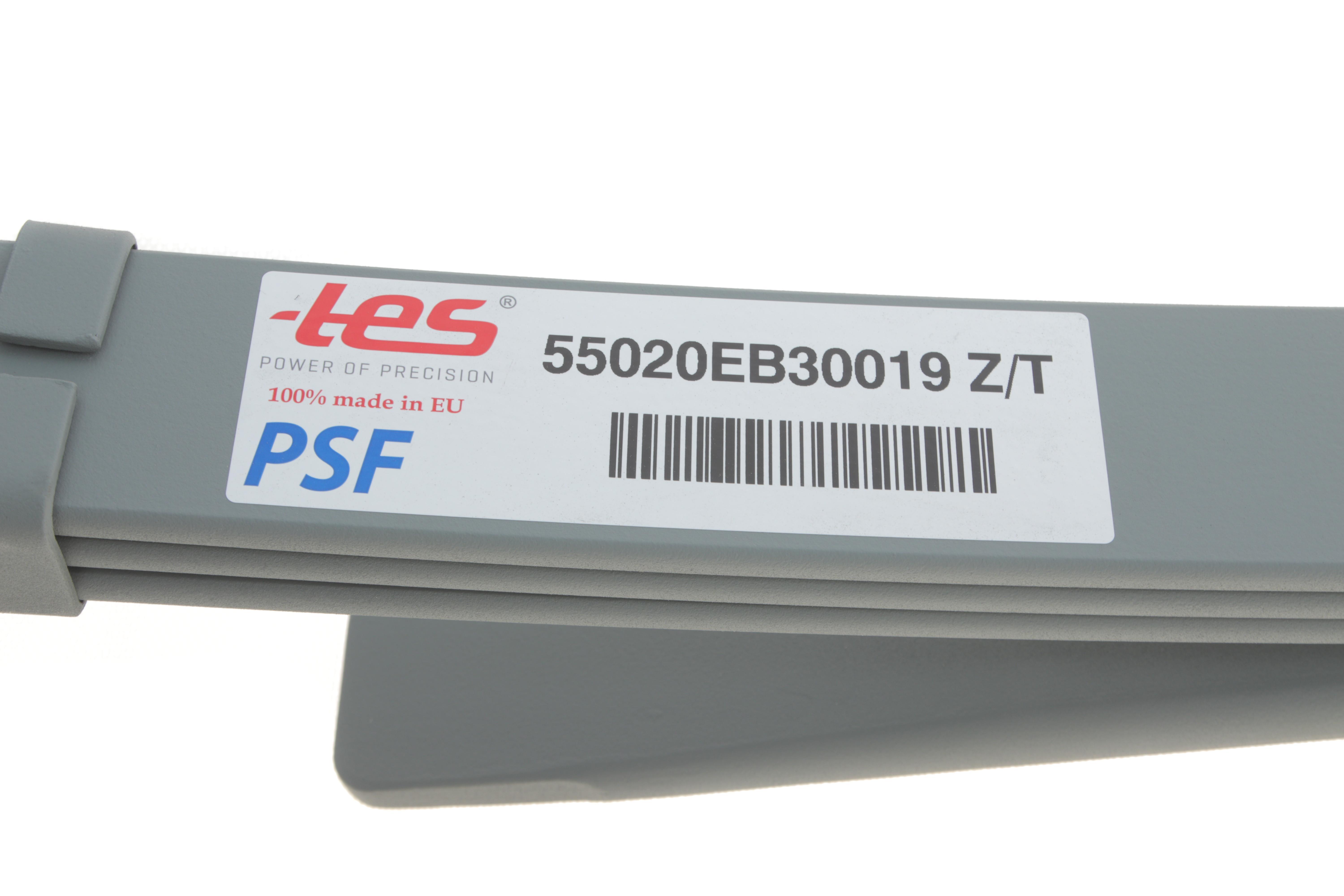 Ресора задня к-кт Nissan Navara 2.5 dCi 05- (60/670/740), 3/8 + 1/18мм.