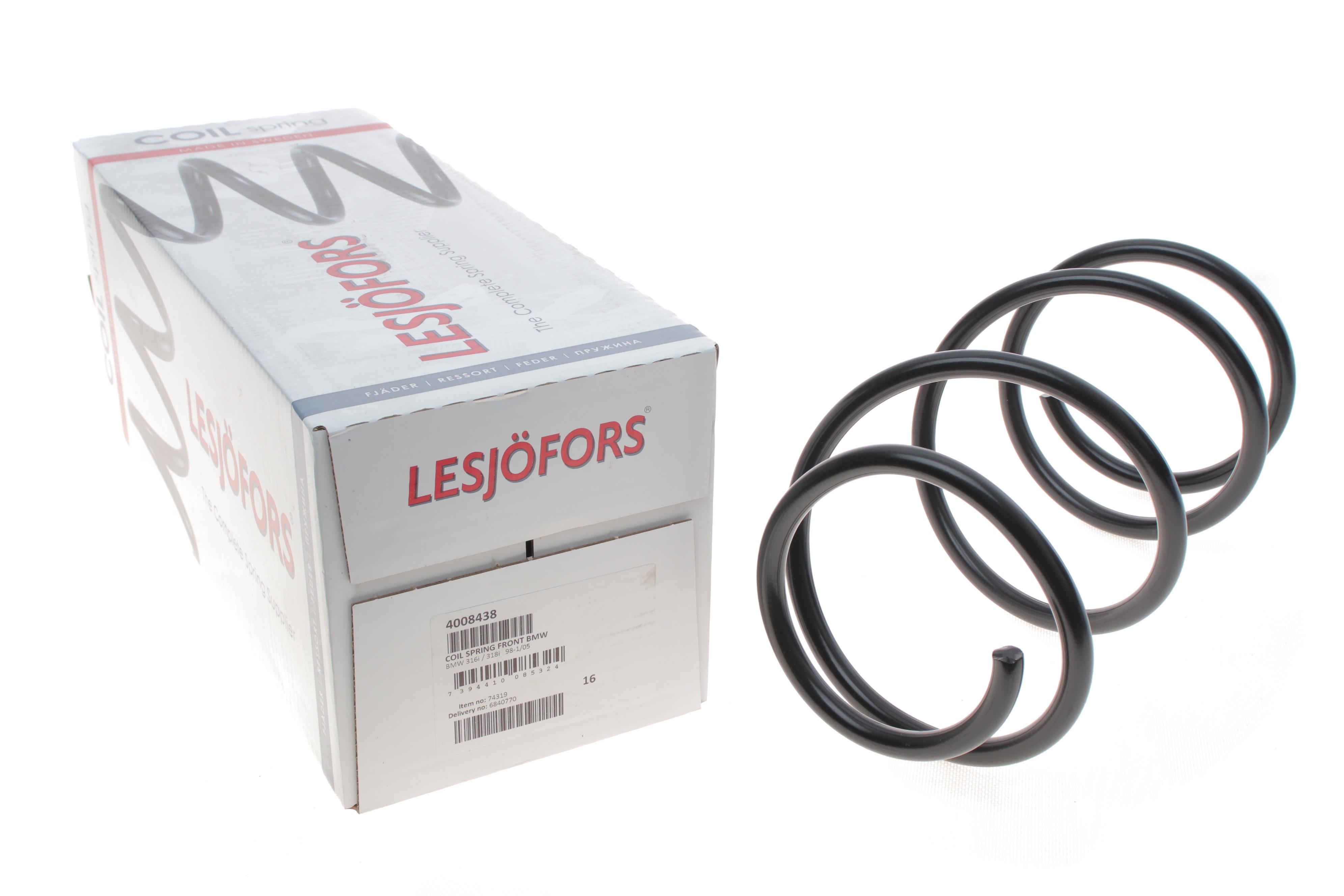 Пружина (передня) BMW 3 (E46) 316i/318i/316Ci/318Ci 98-06 (седан/універсал/купе) (без спорт.ход.ч.)