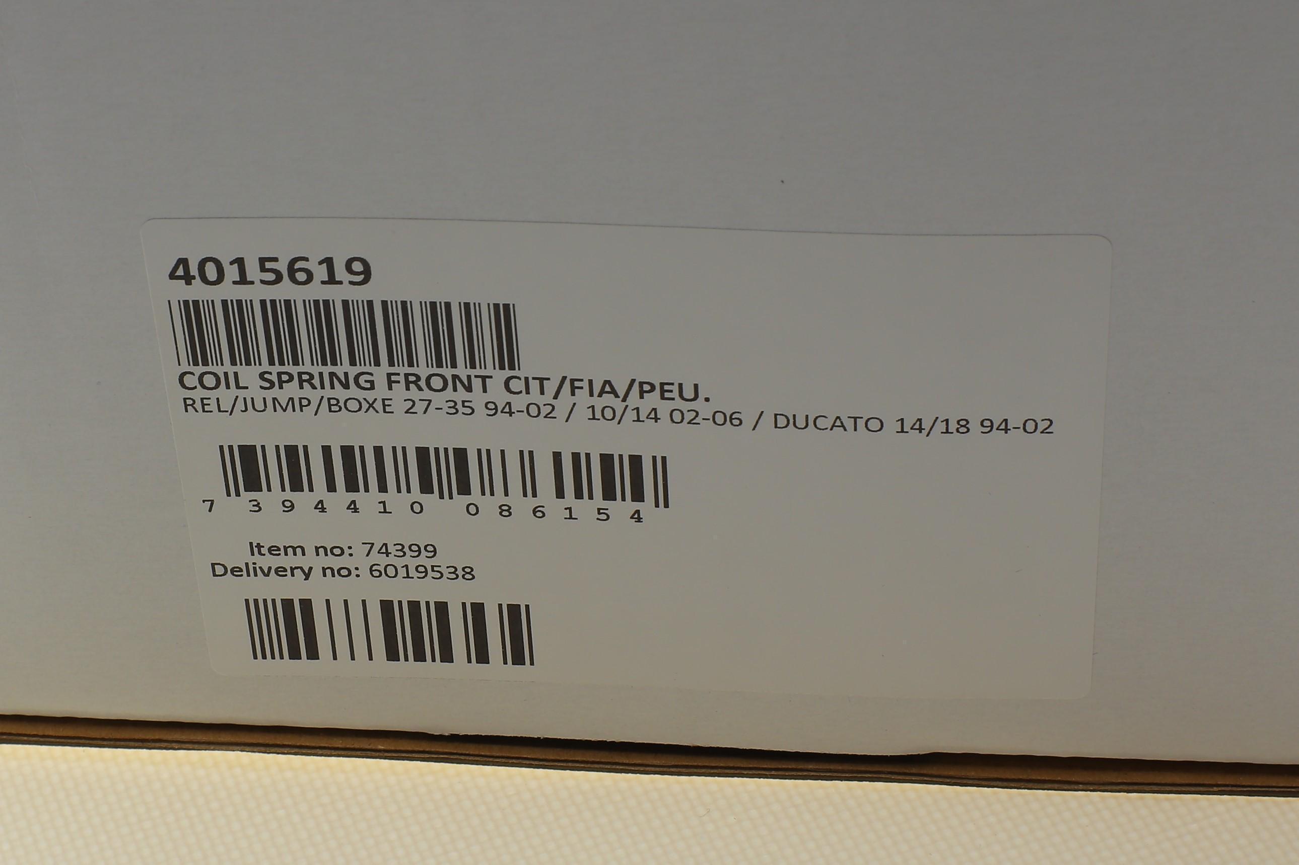 Пружина (передня) Citroen Jumper/Fiat Ducato/Peugeot Boxer 1.9D/TD/2.0-2.8HDi/2.5D/TD 94-06 (фург)